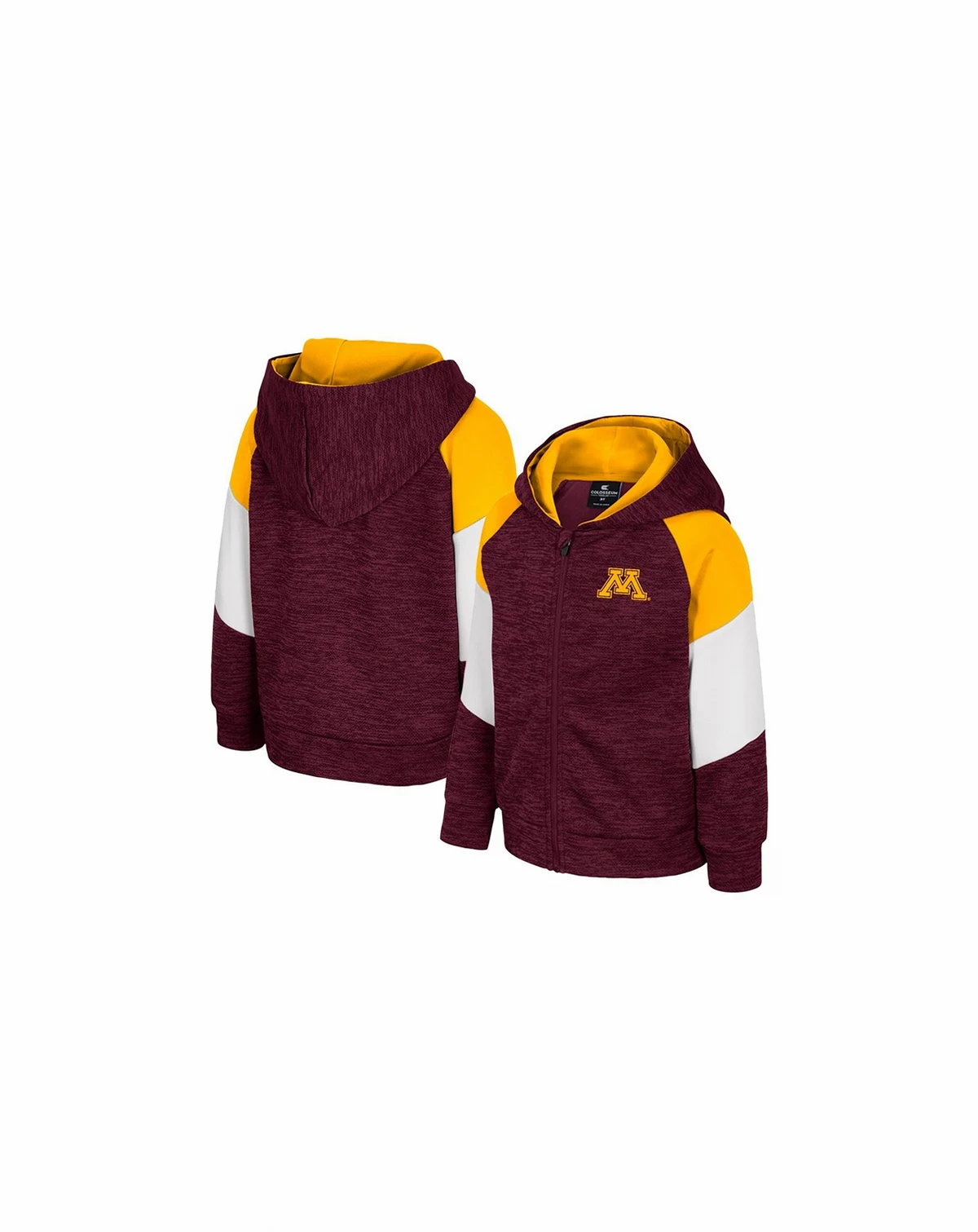 Toddler Maroon Minnesota Golden Gophers Spirit Hollow Full-Zip Hoodie
