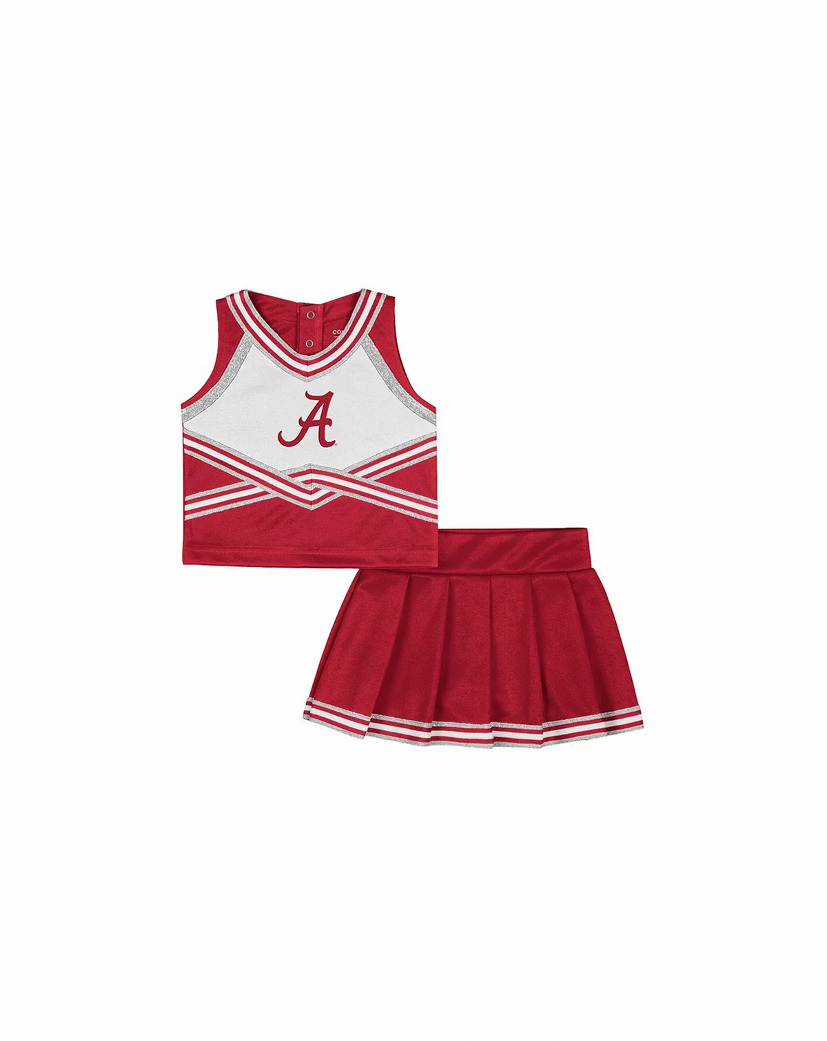 Girls Toddler 2-Piece Crimson Alabama Crimson Tide Lollipop Park Cheer Set