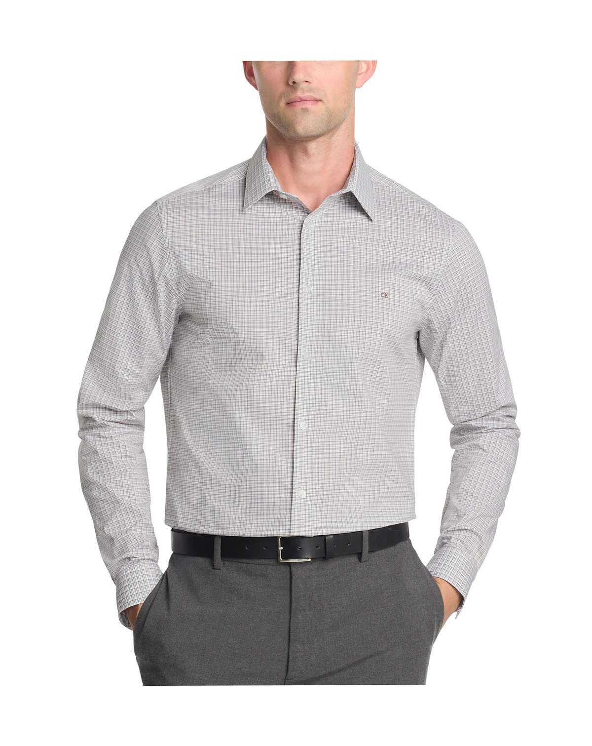 Men's Stretch Collar Slim Fit Dress Shirt