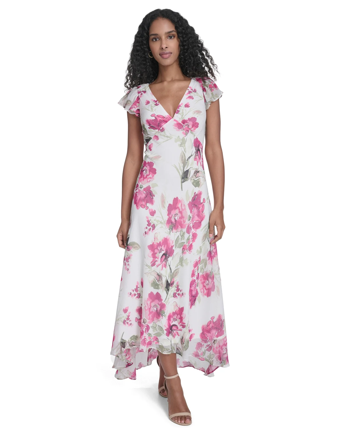 Women's V-Neck Maxi Dress