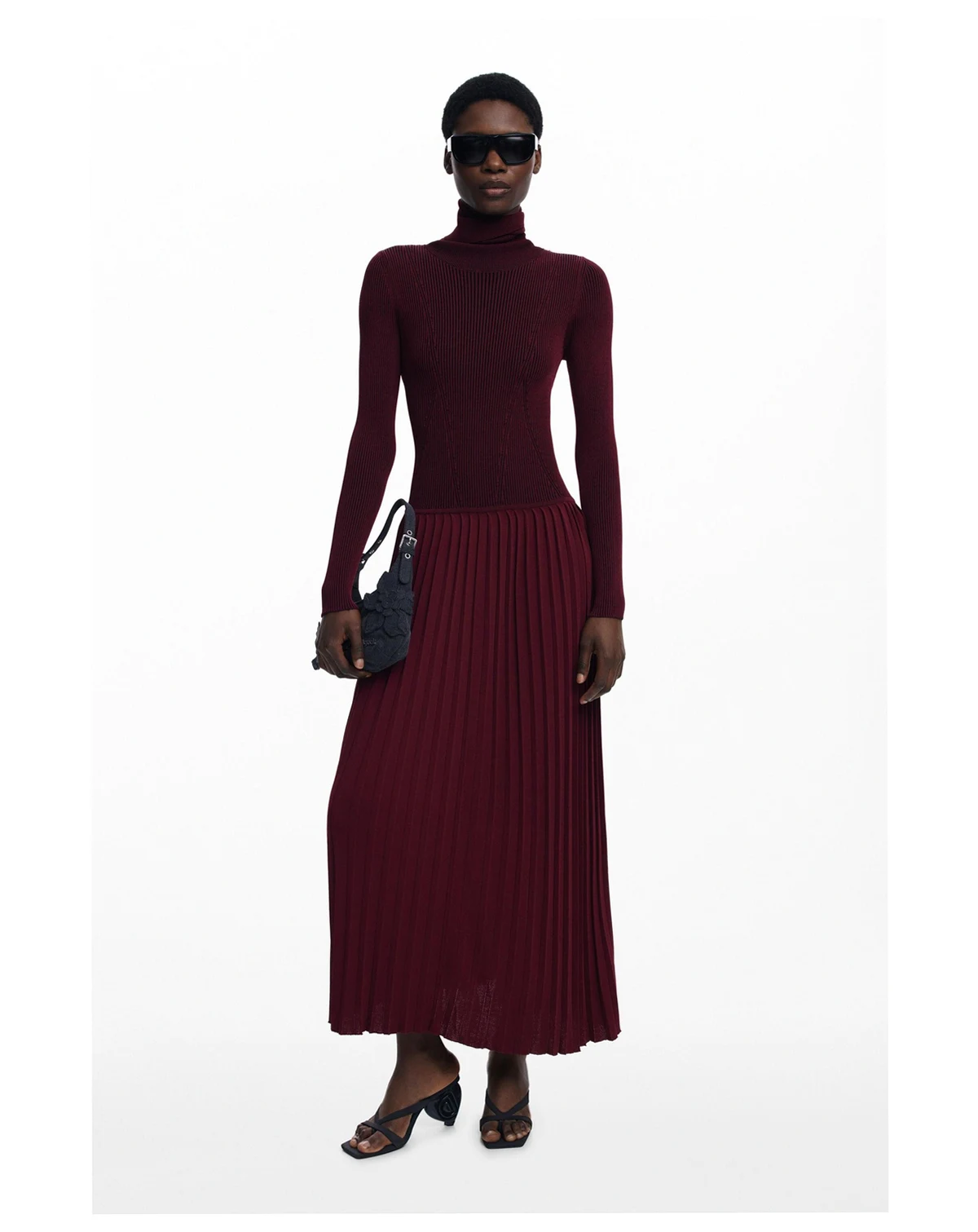 Women's Pleated long dress
