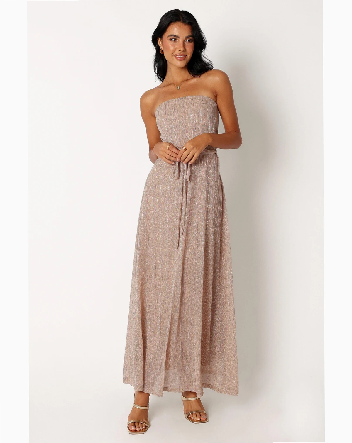 Womens Farley Strapless Maxi Dress