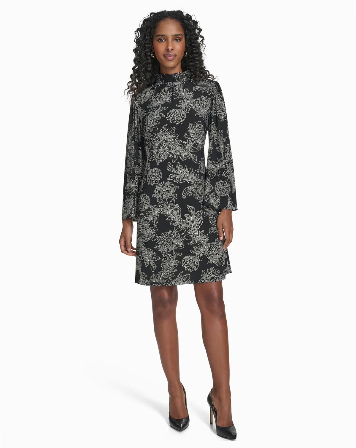 Women's Printed A-Line Shift Dress