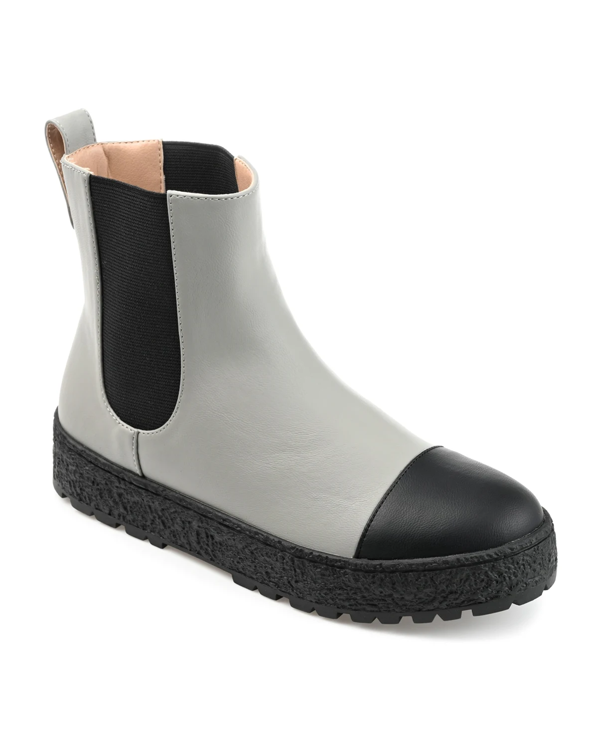 Women's Jenie Lug Sole Cap Toe Chelsea Booties
