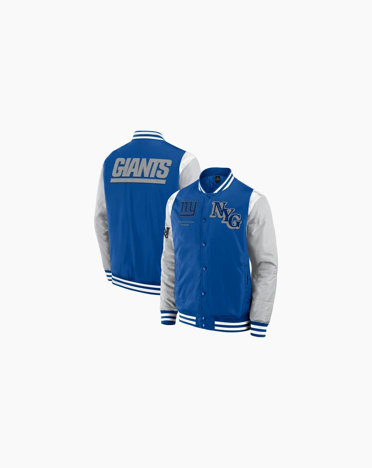 Men's and Women's Royal New York Giants Elements Elite Full-Snap Jacket