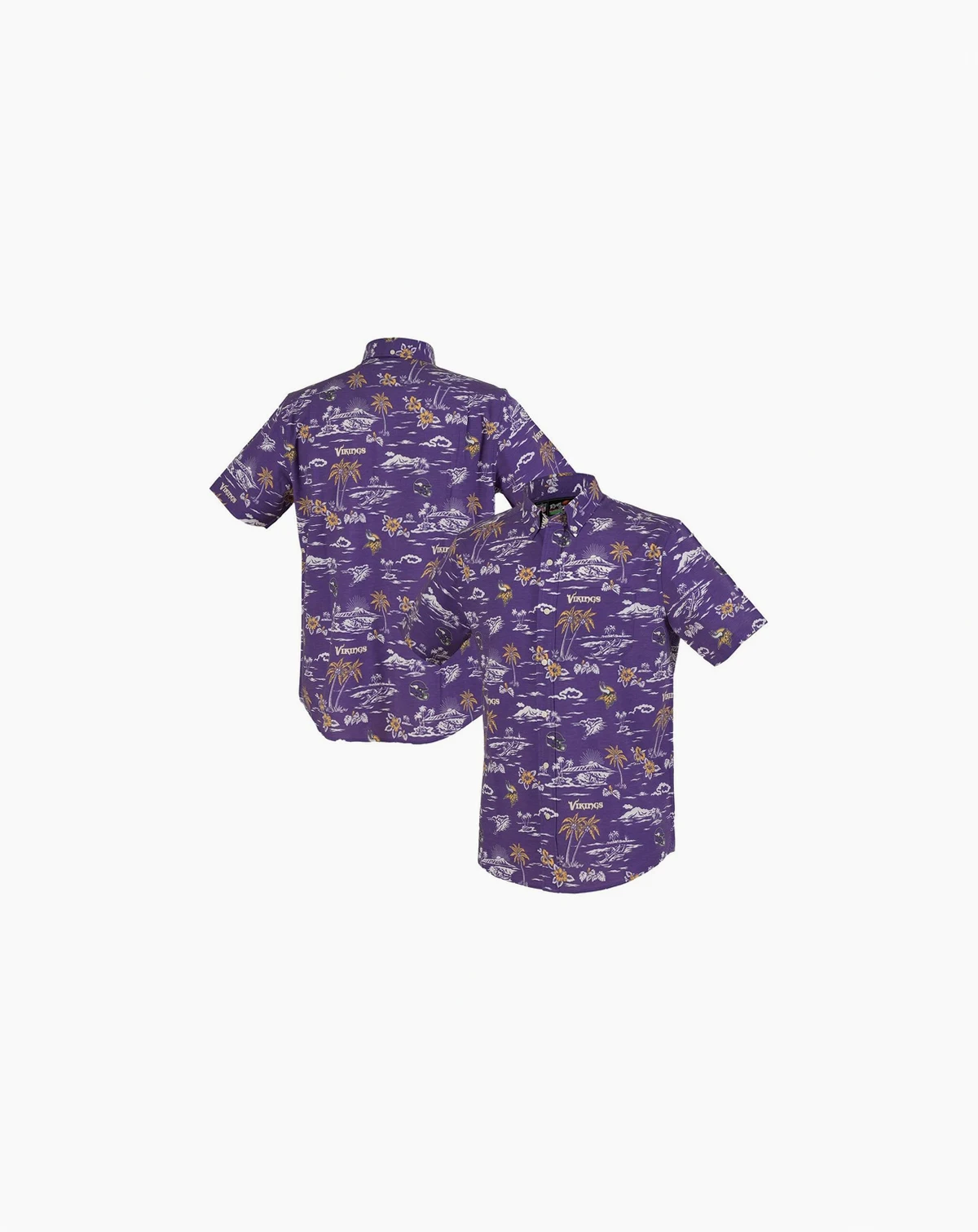 Men's Purple Minnesota Vikings Kekai Performance Button-Down Shirt