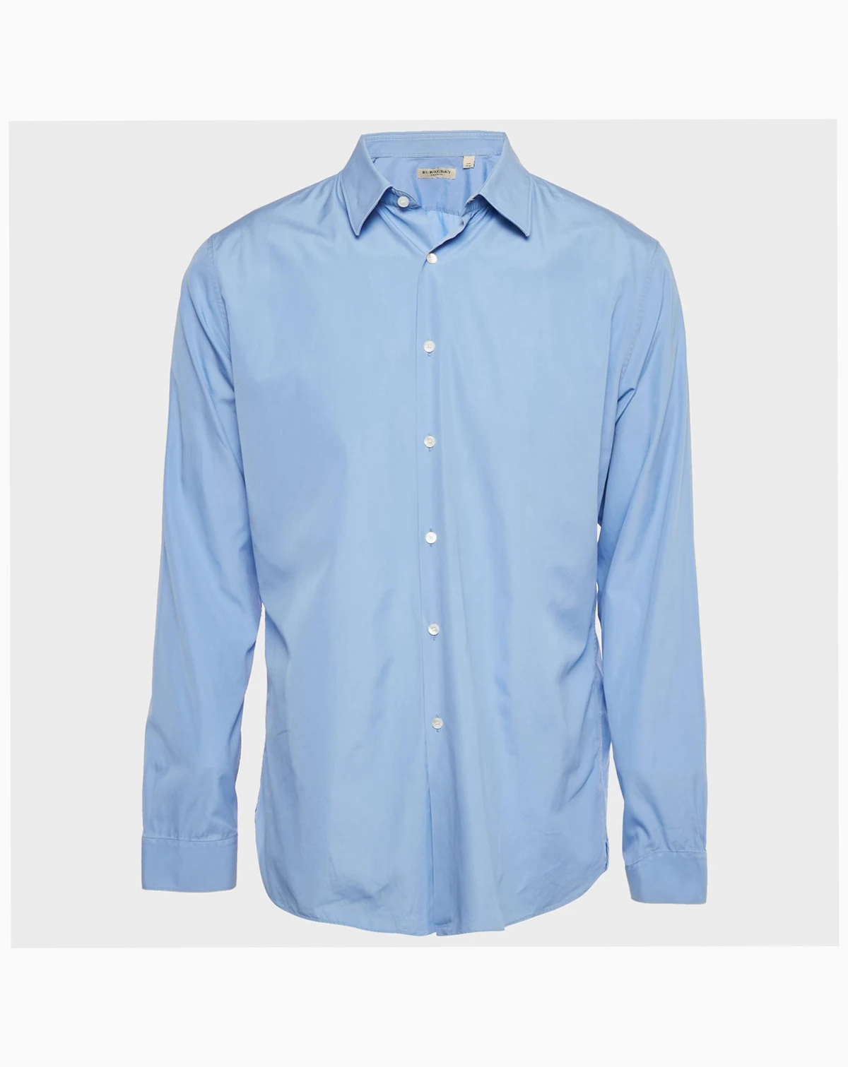 Men's London Blue Cotton Full Sleeve Shirt