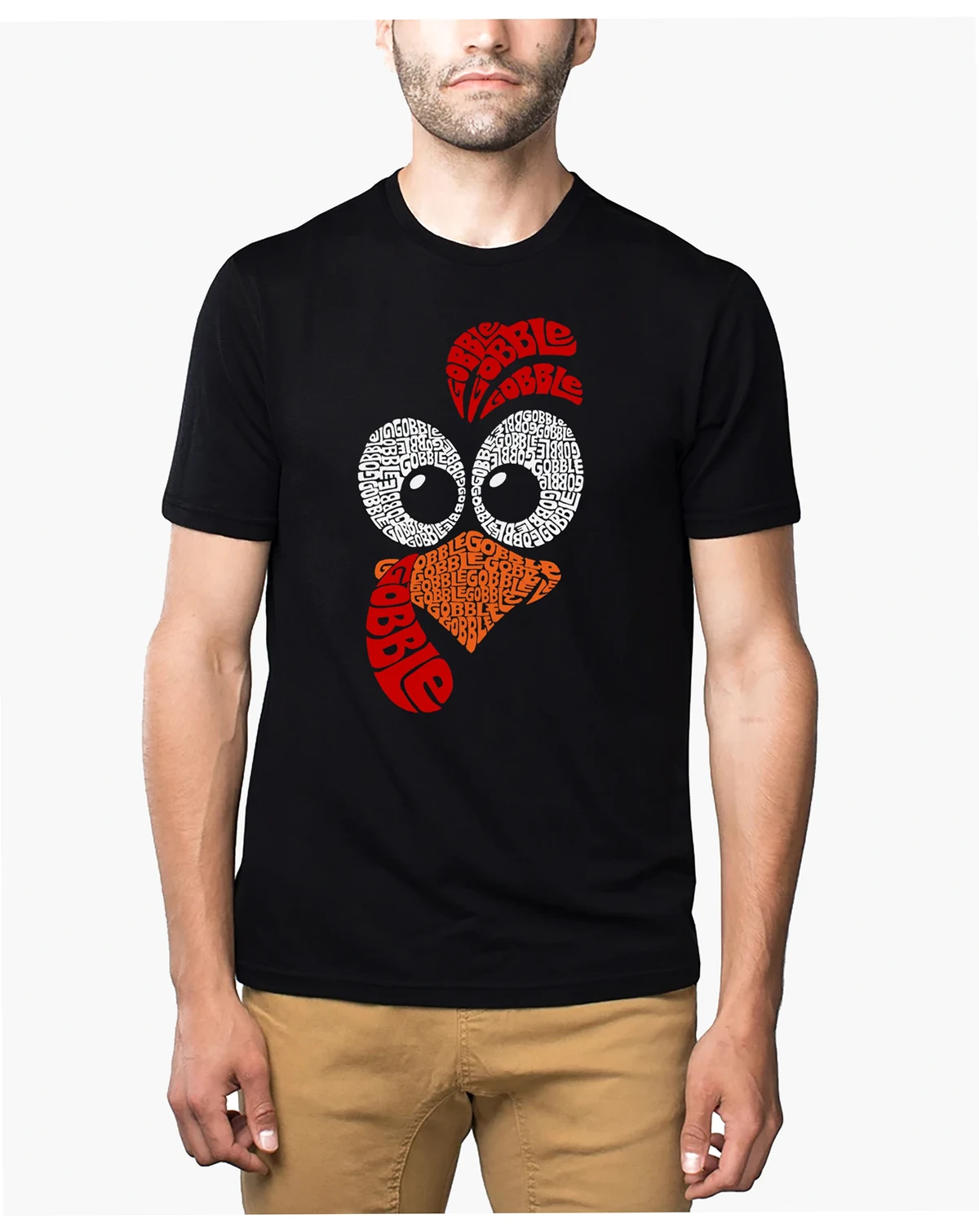 Men's Turkey Face Premium Blend Word Art T-Shirt