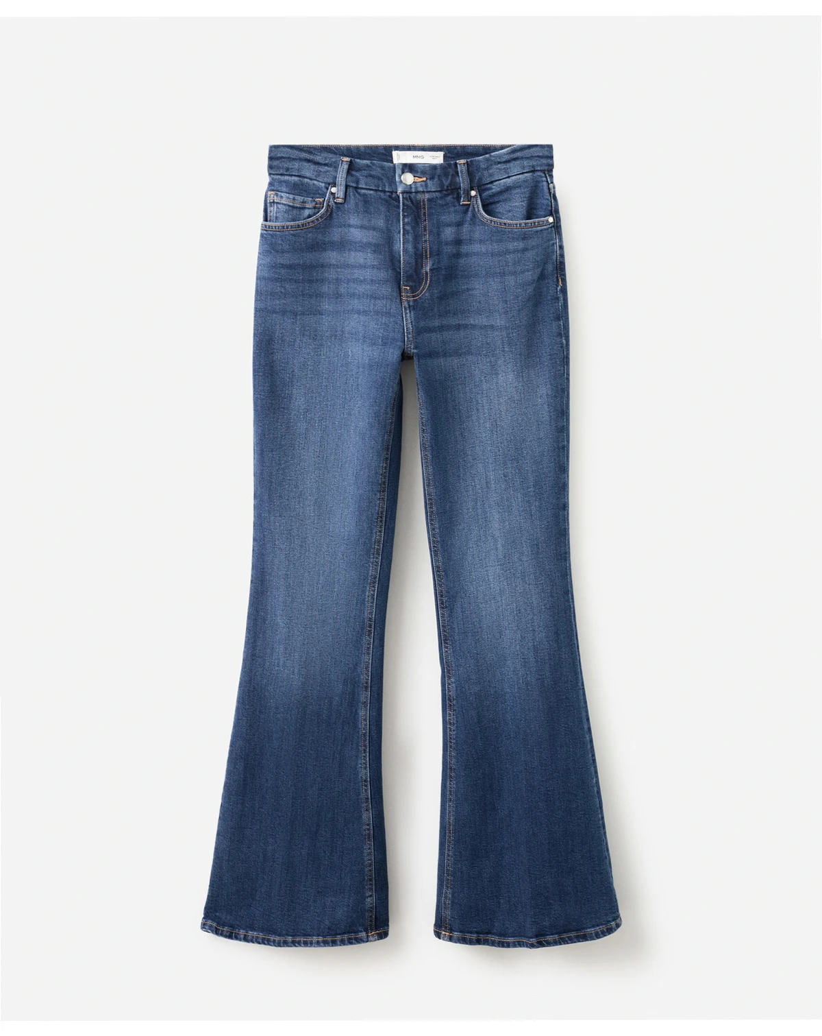Women's Violet Flared High-Rise Jeans