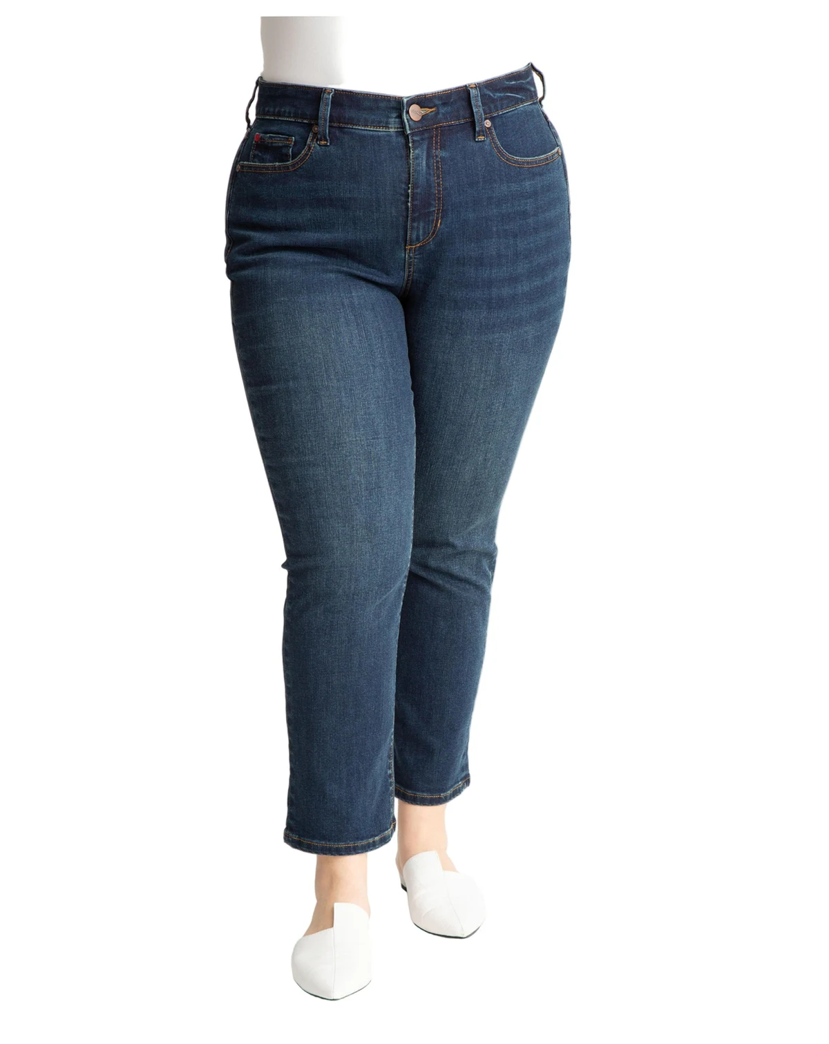 Women's Denim High Rise Straight in 28" Inseam