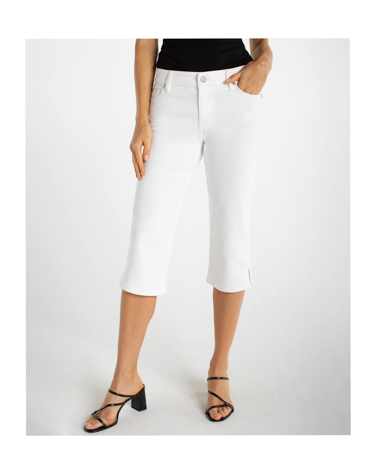 Women's Cropped Capri Jeans