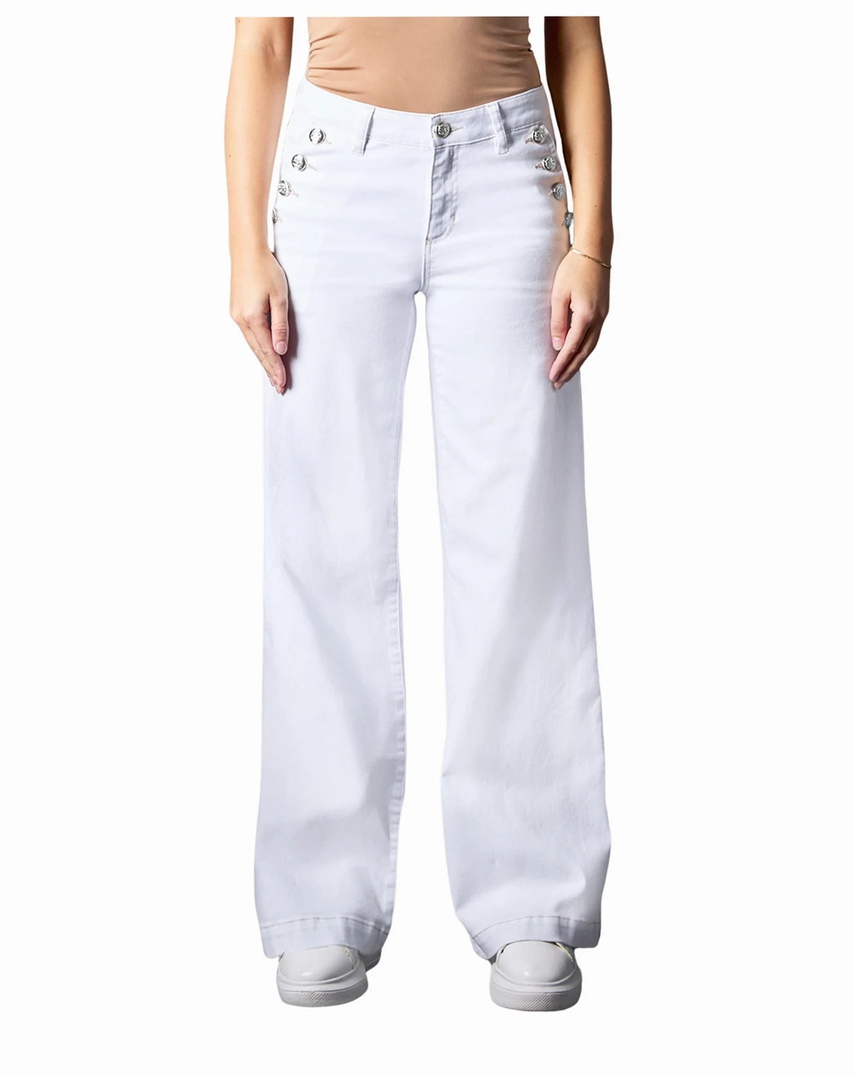 Women's Ariana Mid-Rise Wide-Leg Jeans