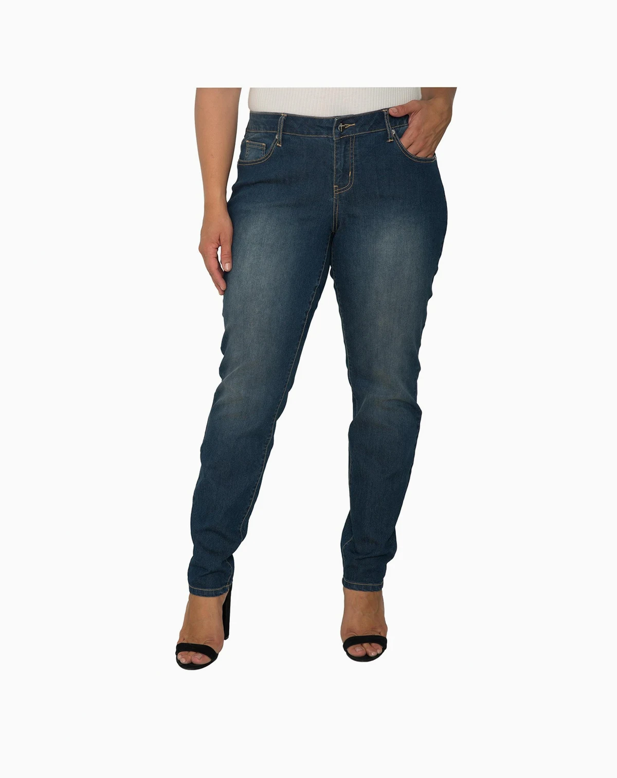 Women's Basic 5 pockets Style Skinny Jeans