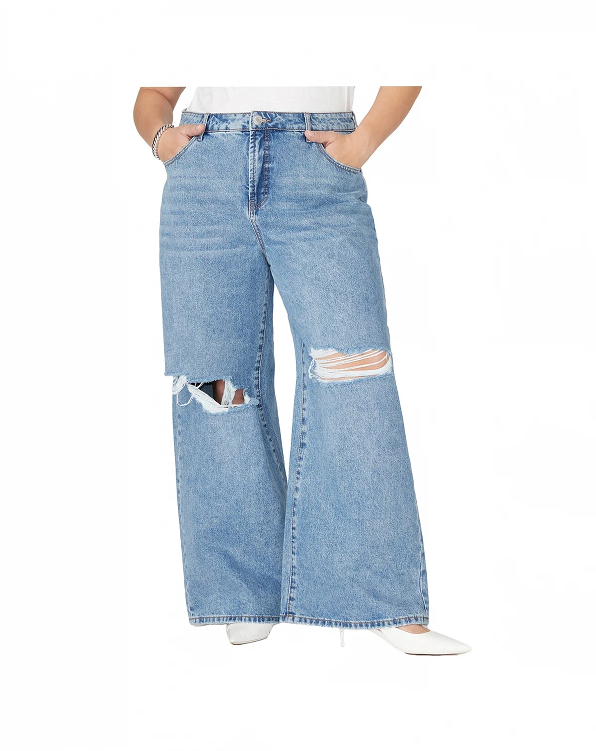 Women's The Yvette Rigid Wide Leg Jean