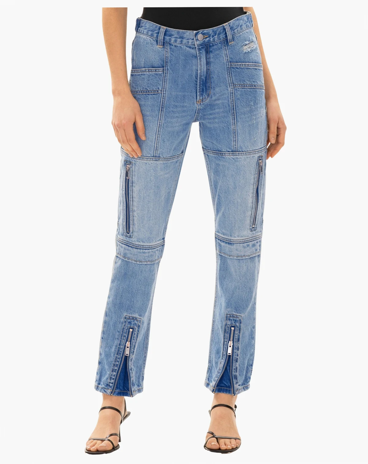 Women's High Rise Utility Jeans