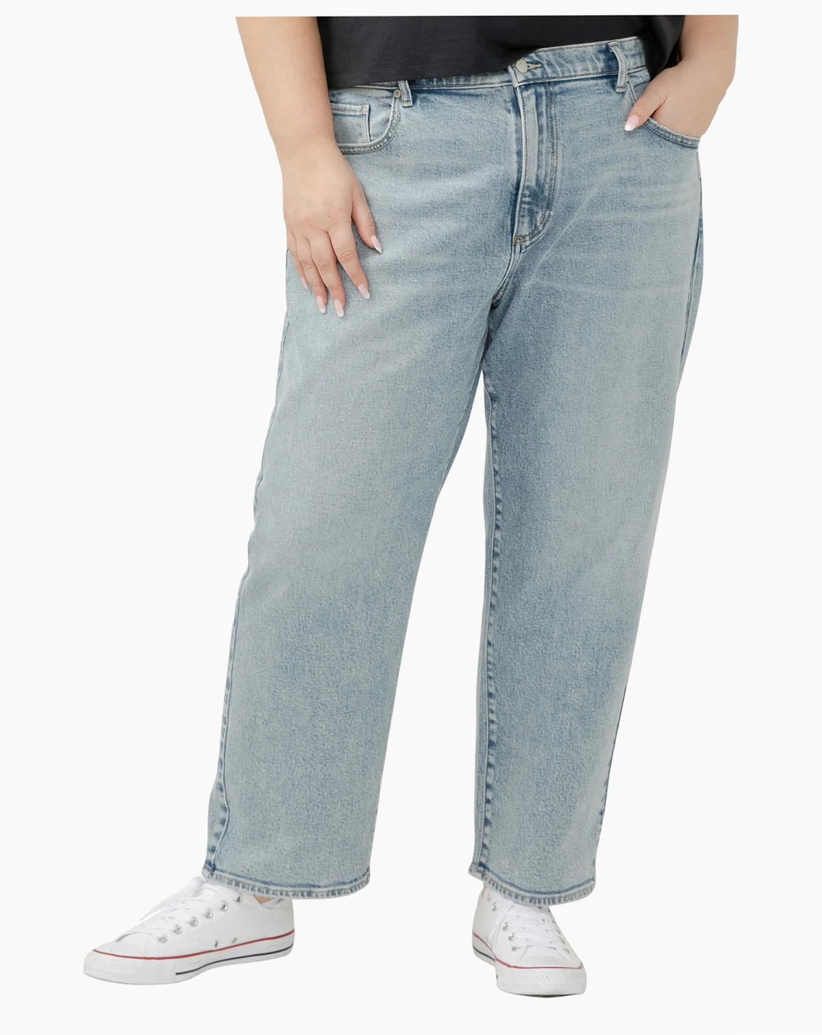 Plus Size 90s High Rise Relaxed Jeans