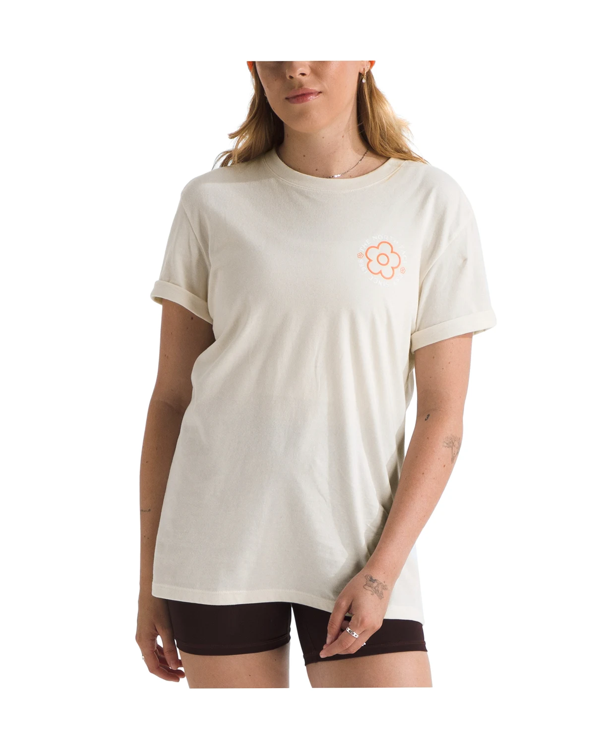 Women's Cotton Strange Colorful World Flower Field Tee