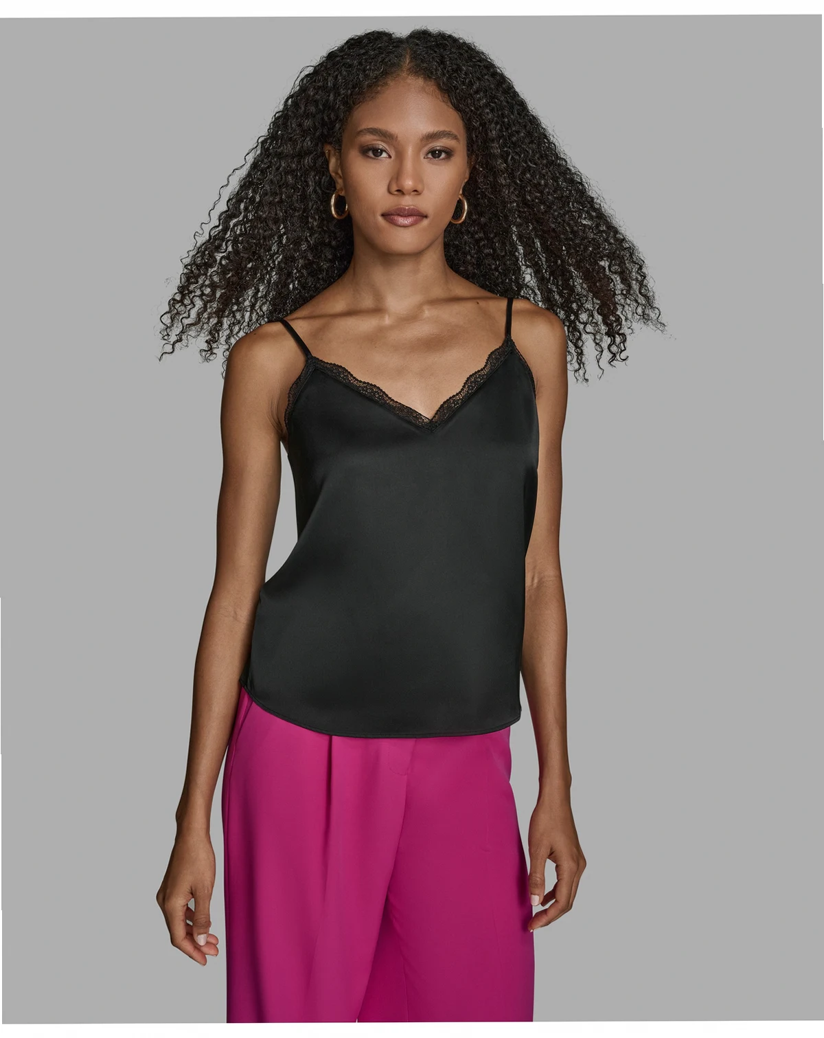 Women's Lace Detail V-Neck Camisole Top