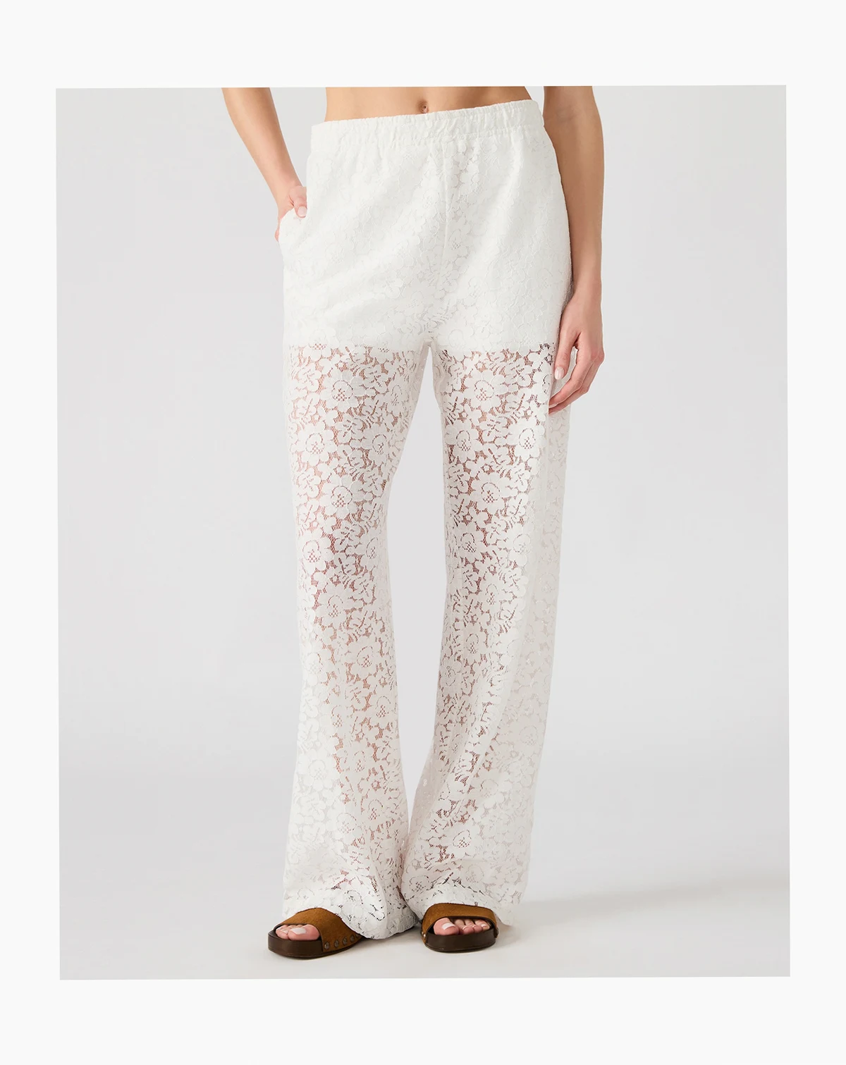Women's Venetia Lace Wide Leg Pants