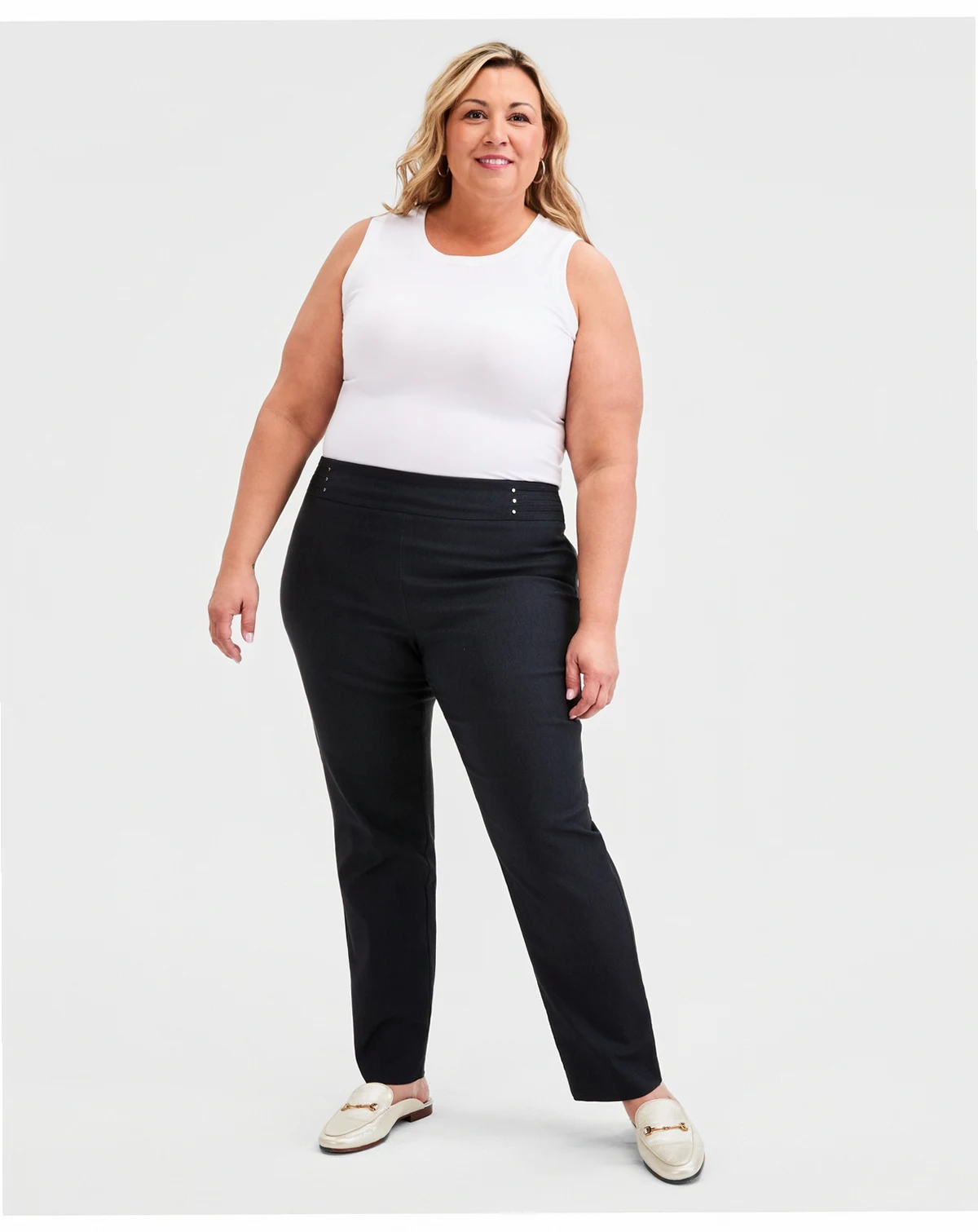 Plus Size Waverly Denim Pants, Macy's Exclusive