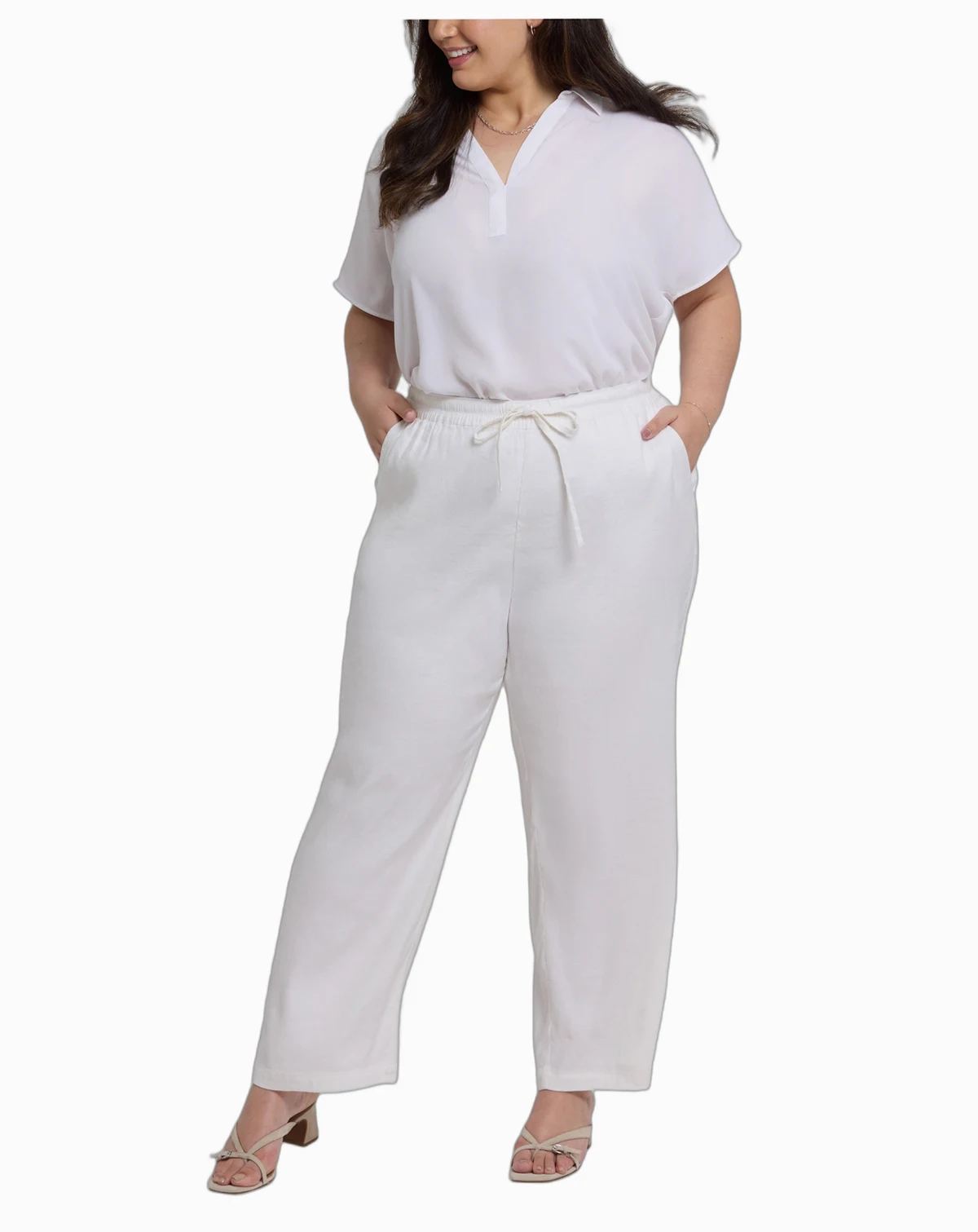 Plus Size Relaxed Drawstring Pants