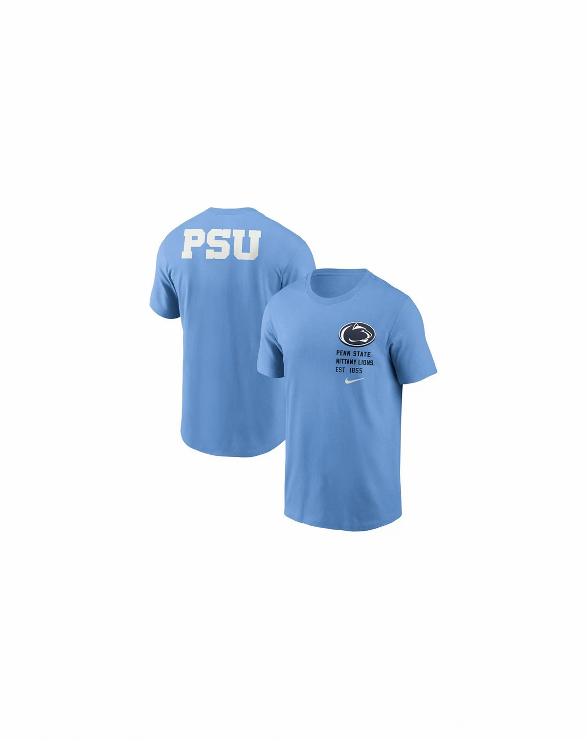 Men's Valor Blue Penn State Nittany Lions Record Shattered 2-Hit T-Shirt