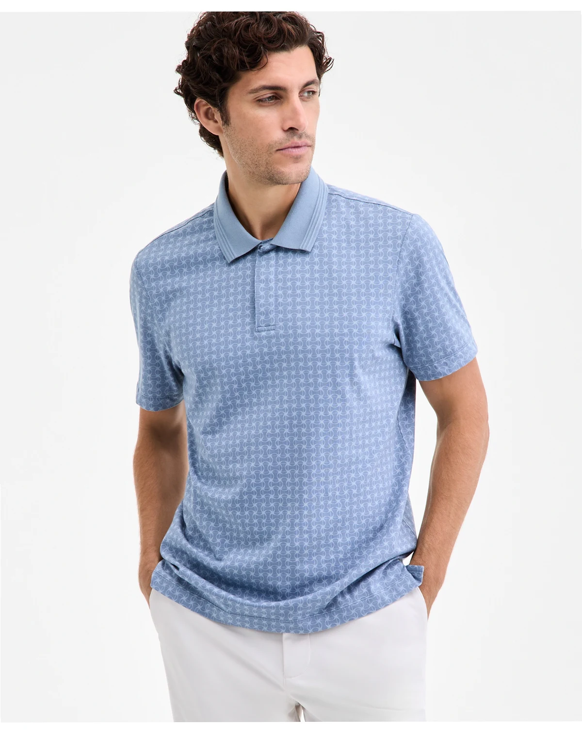 Men's Micro-Lattice Polo Shirt