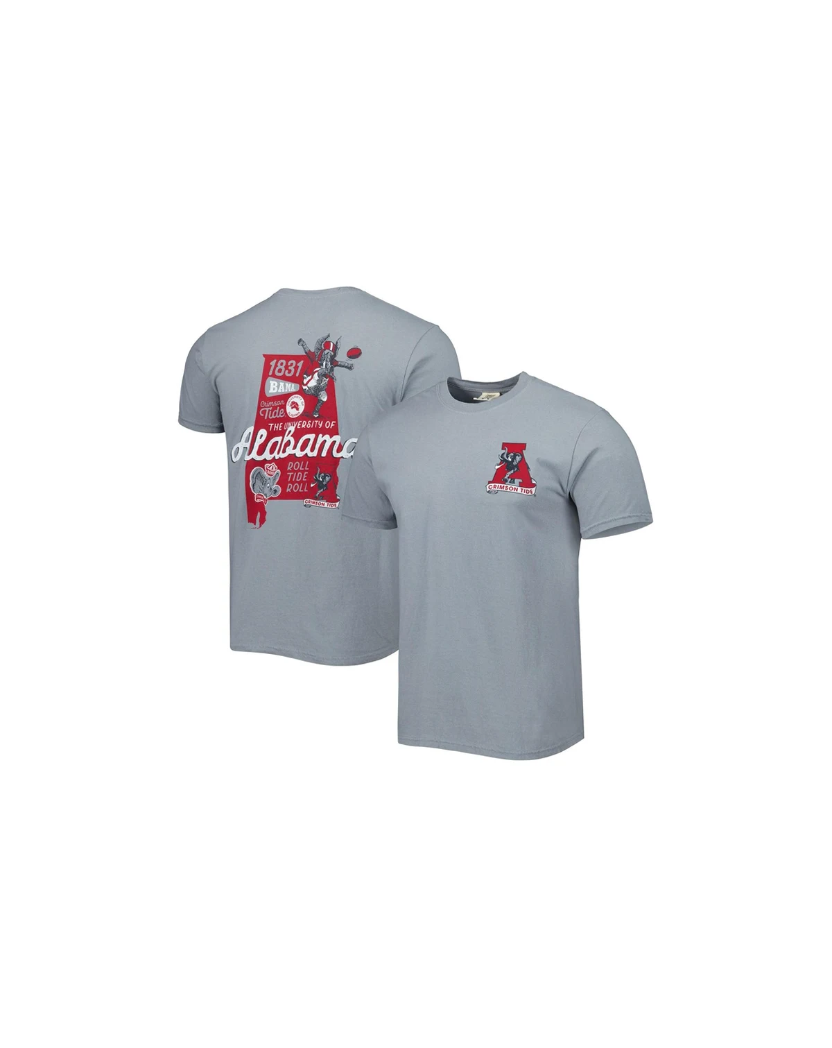 Men's Graphite Alabama Crimson Tide Vault State Comfort T-shirt