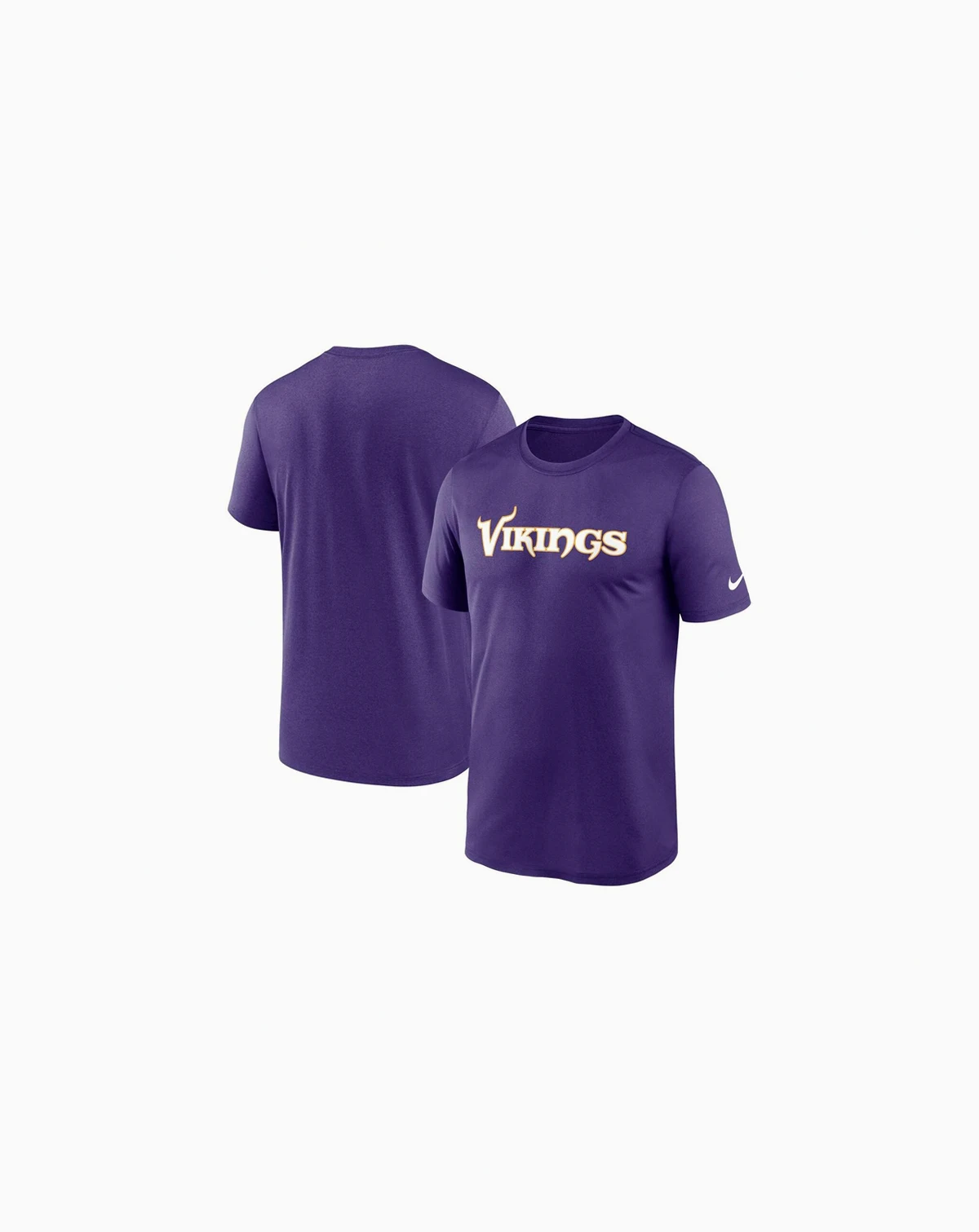 Men's Purple Minnesota Vikings Primetime Legend Wordmark Performance T-Shirt