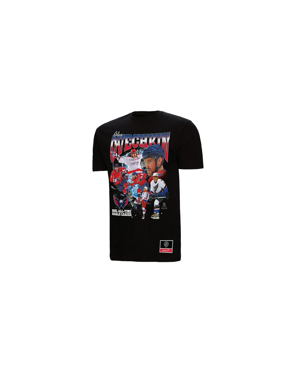 Men's Alexander Ovechkin Black Washington Capitals NHL All-Time Leading Goal Scorer Graphic T-Shirt