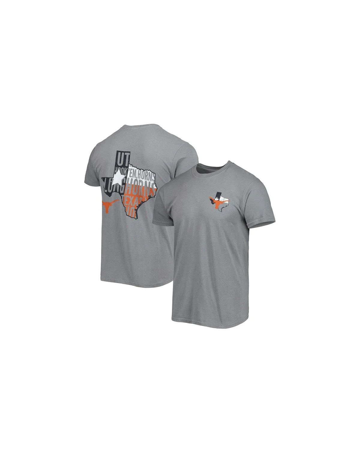 Men's Gray Texas Longhorns Hyperlocal State T-shirt