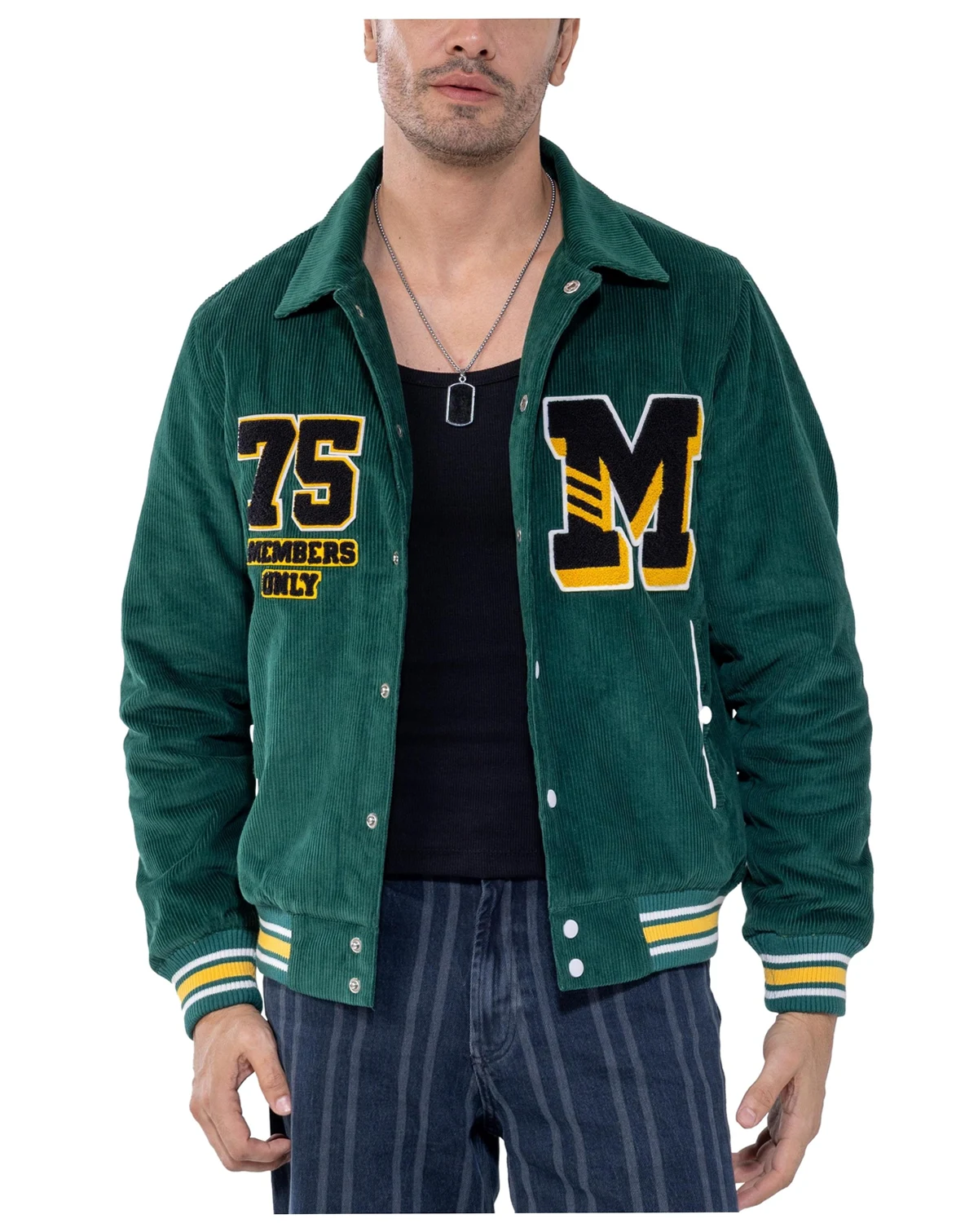 Men's Corduroy Varsity Jacket