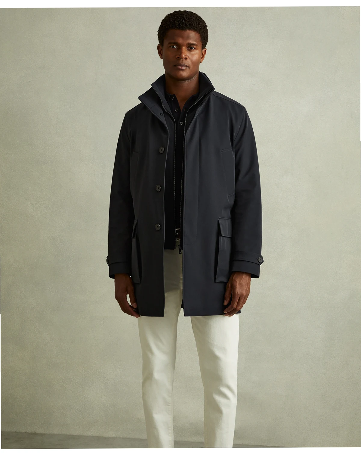 Men's Hybrid Removable-Gilet Overcoat