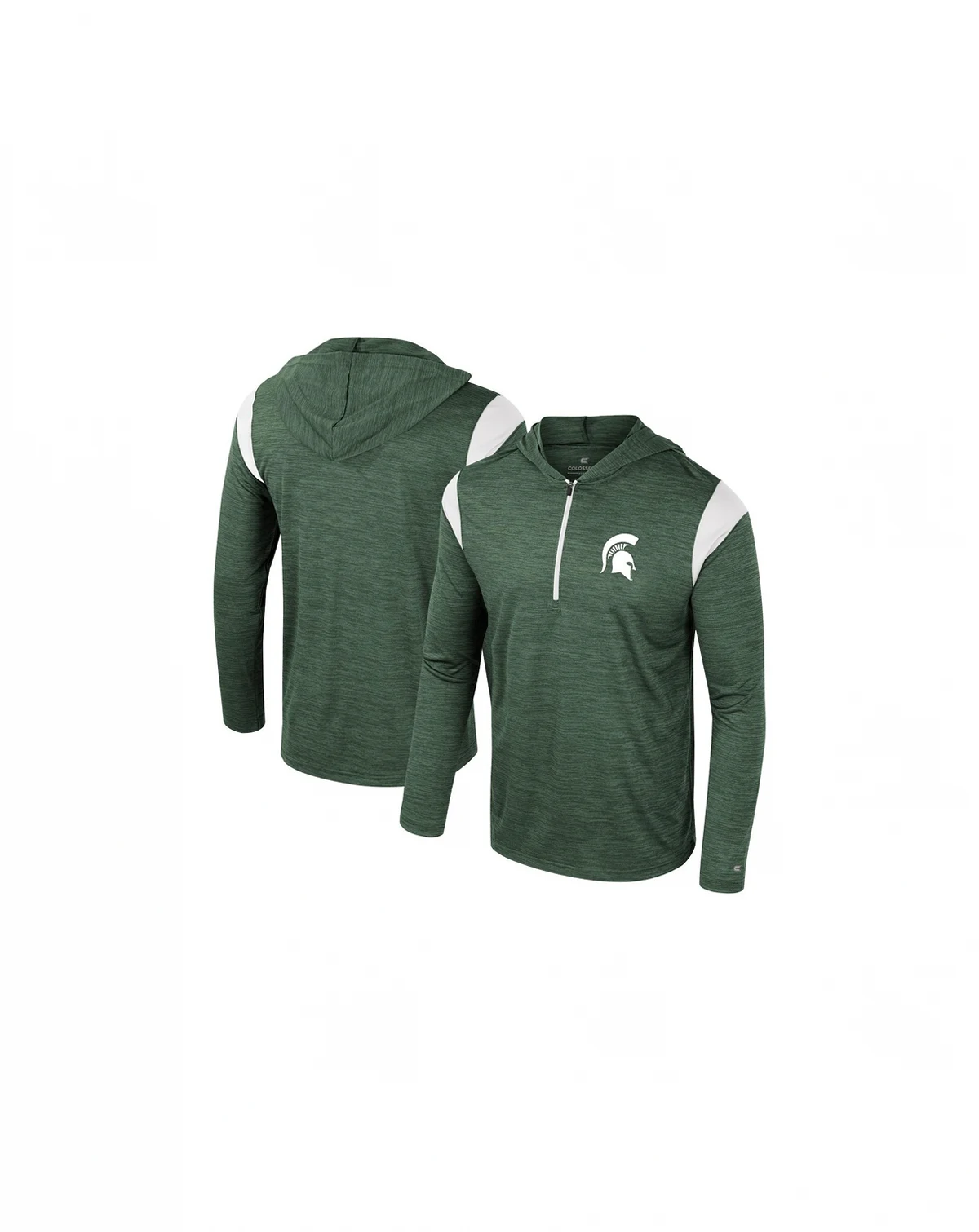 Men's Green Michigan State Spartans Dozer Half-Zip Windshirt