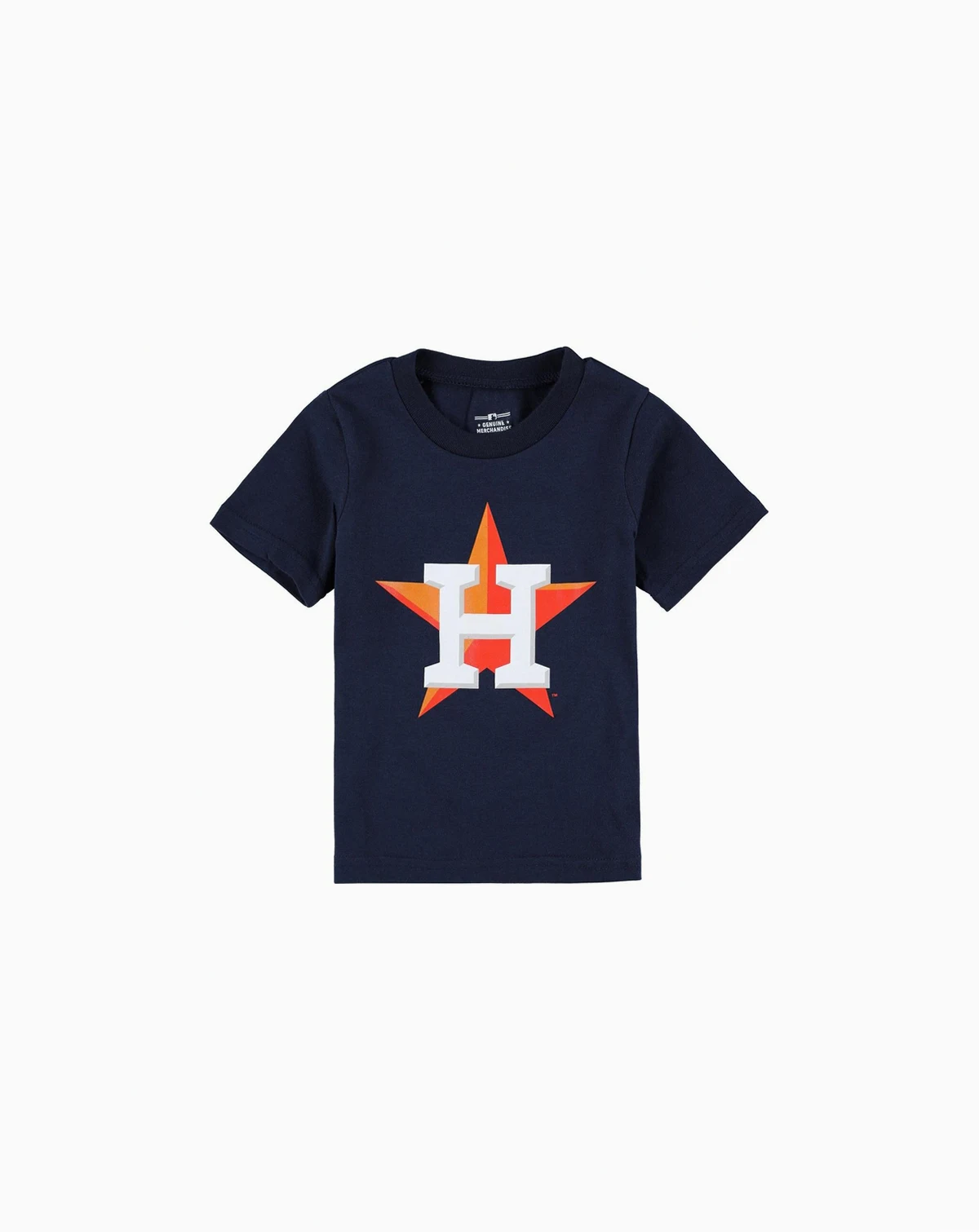 Toddler Boys and Girls Navy Houston Astros Team Crew Primary Logo T-shirt
