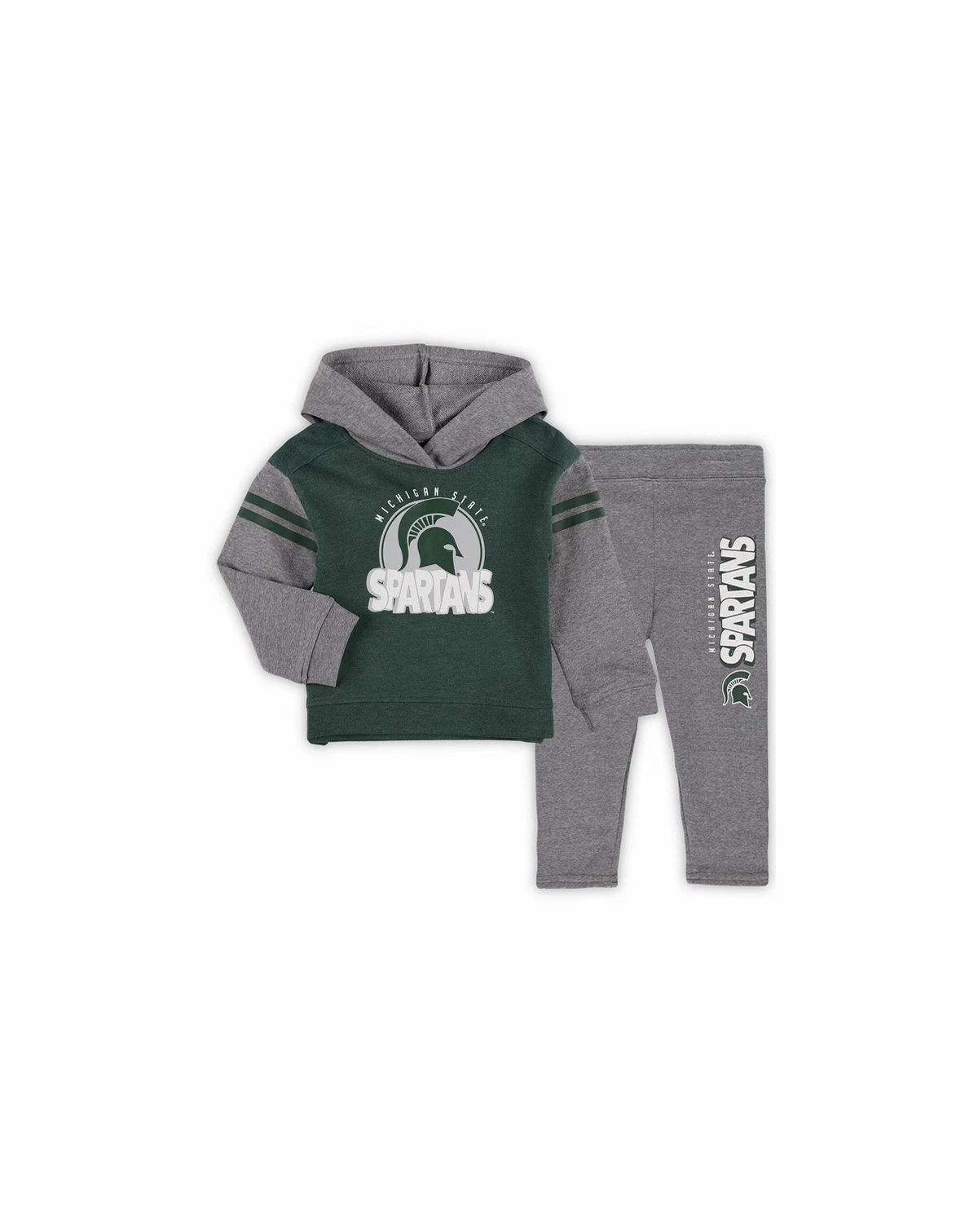 Girls Toddler 2-Piece Michigan State Spartans Clubhouse Pullover Hoodie and Legging Set