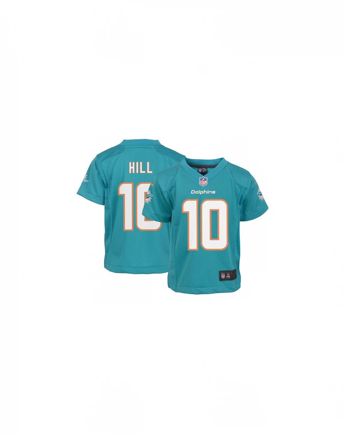 Toddler Boys and Girls Tyreek Hill Aqua Miami Dolphins Game Jersey