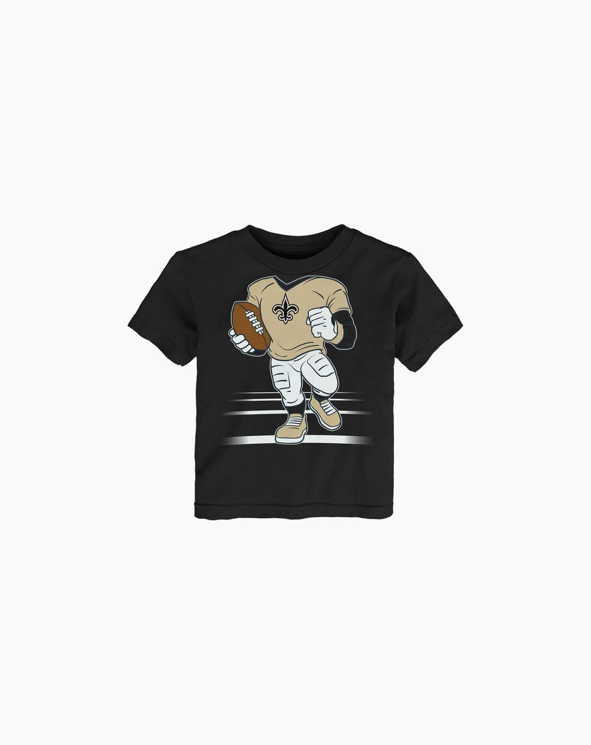 Toddler Black New Orleans Saints Game Fit T-Shirt
