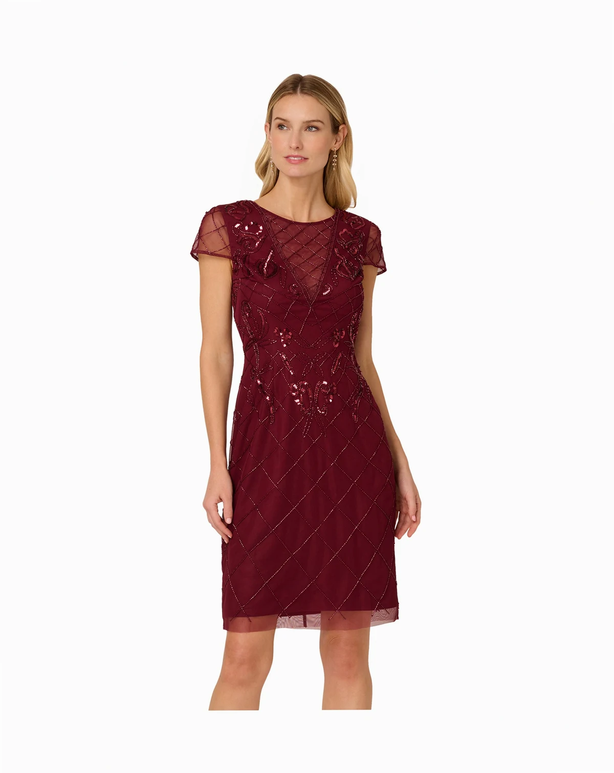 Women's Beaded Sheath Dress
