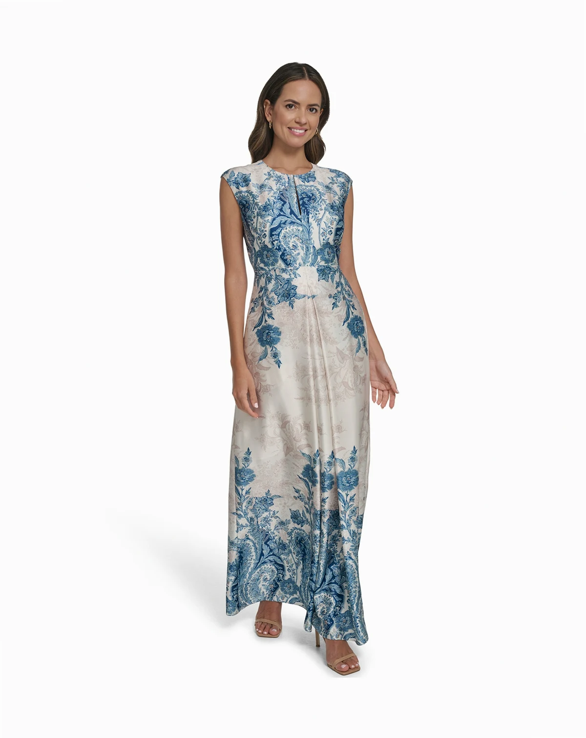 Women's Extended Cap Twist Gown