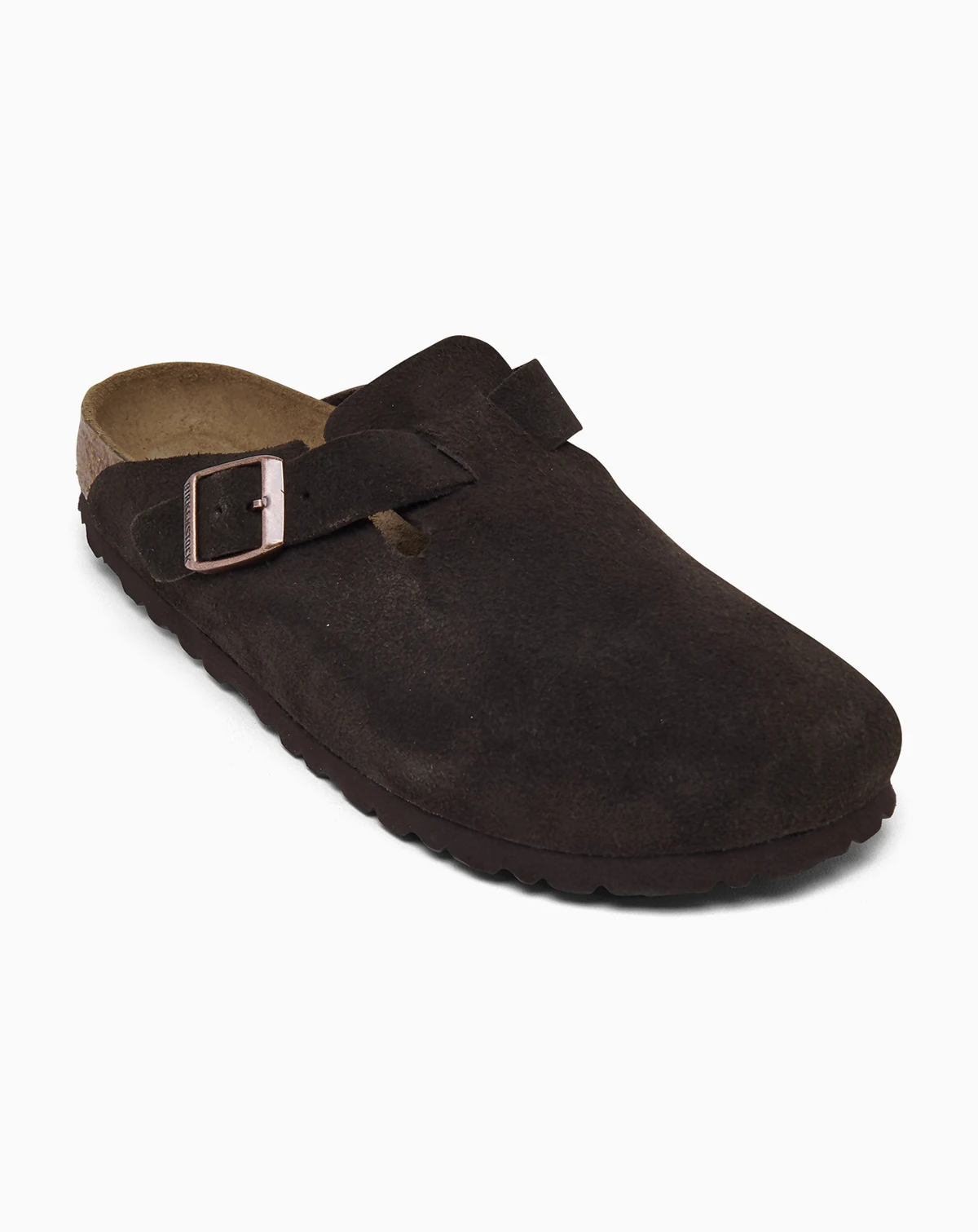 Women's Boston Soft Footbed Suede Leather Clogs from Finish Line