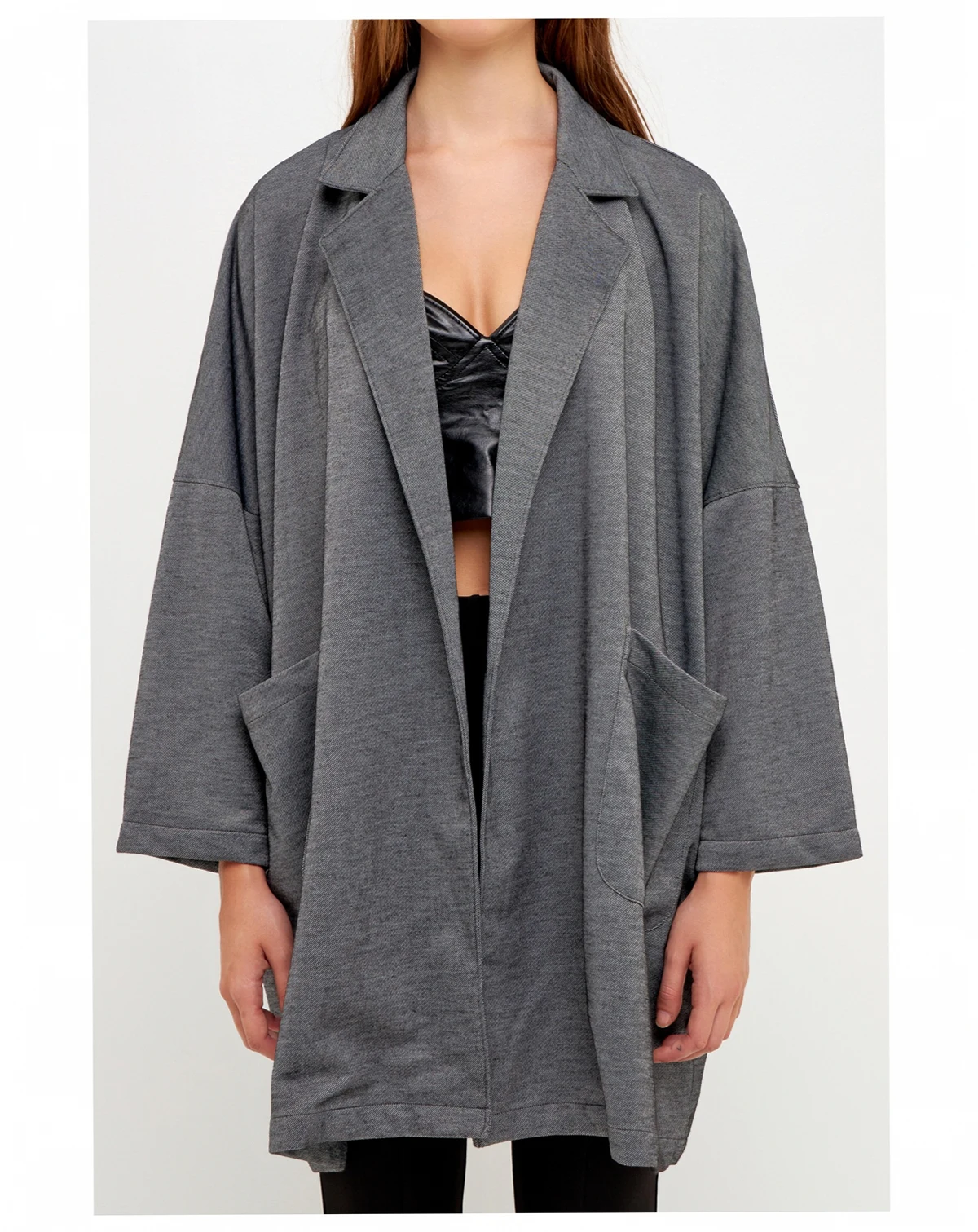 Women's Oversized Coat with Big Pocket
