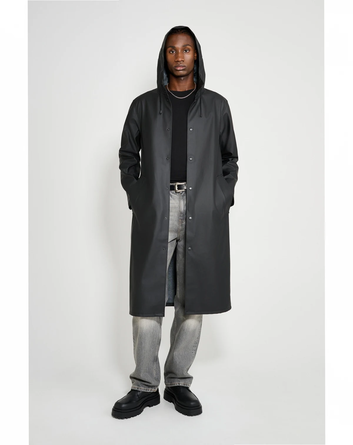 Women's Stockholm Hooded Long Raincoat