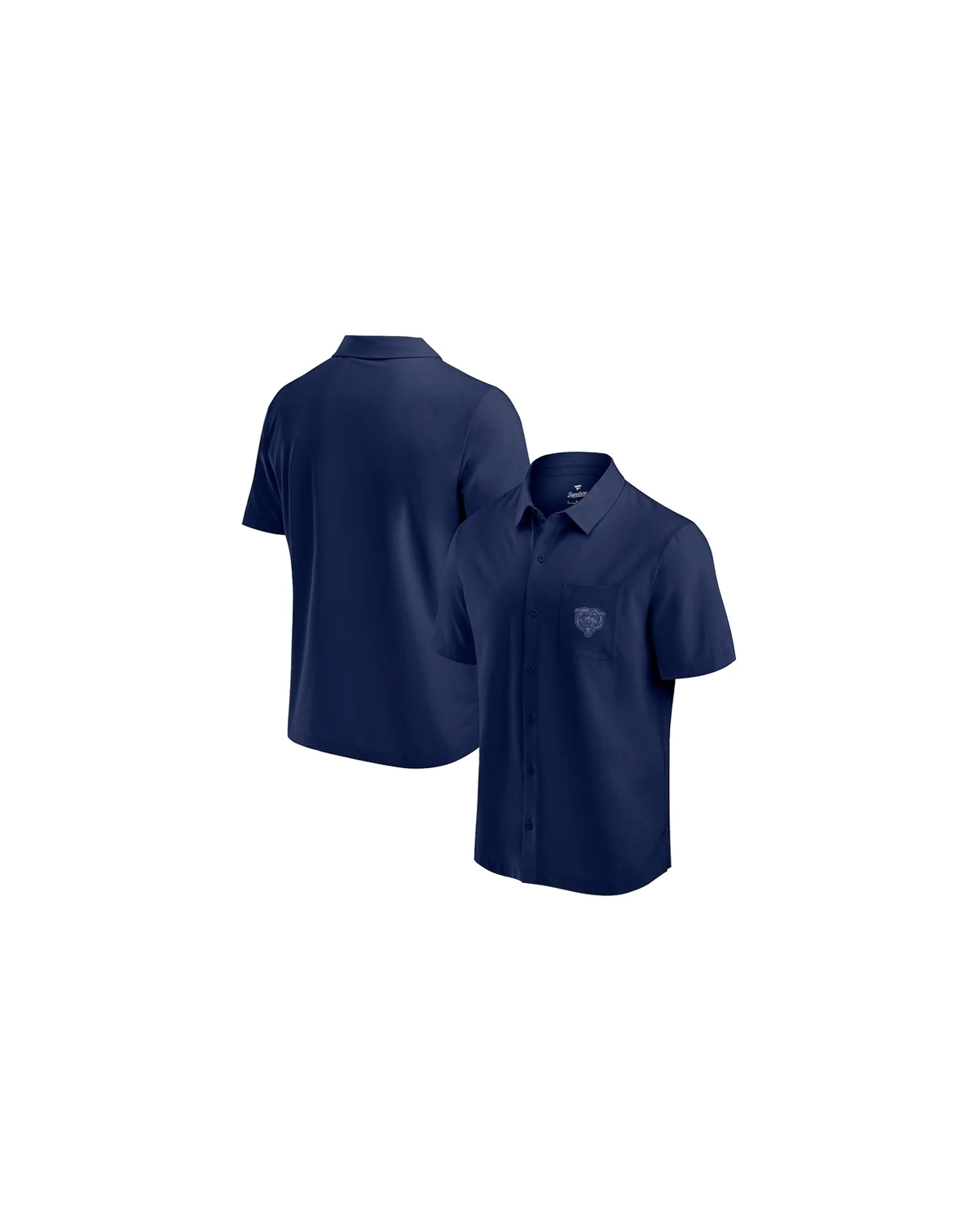 Men's Navy Chicago Bears Front Office Button-Up Shirt