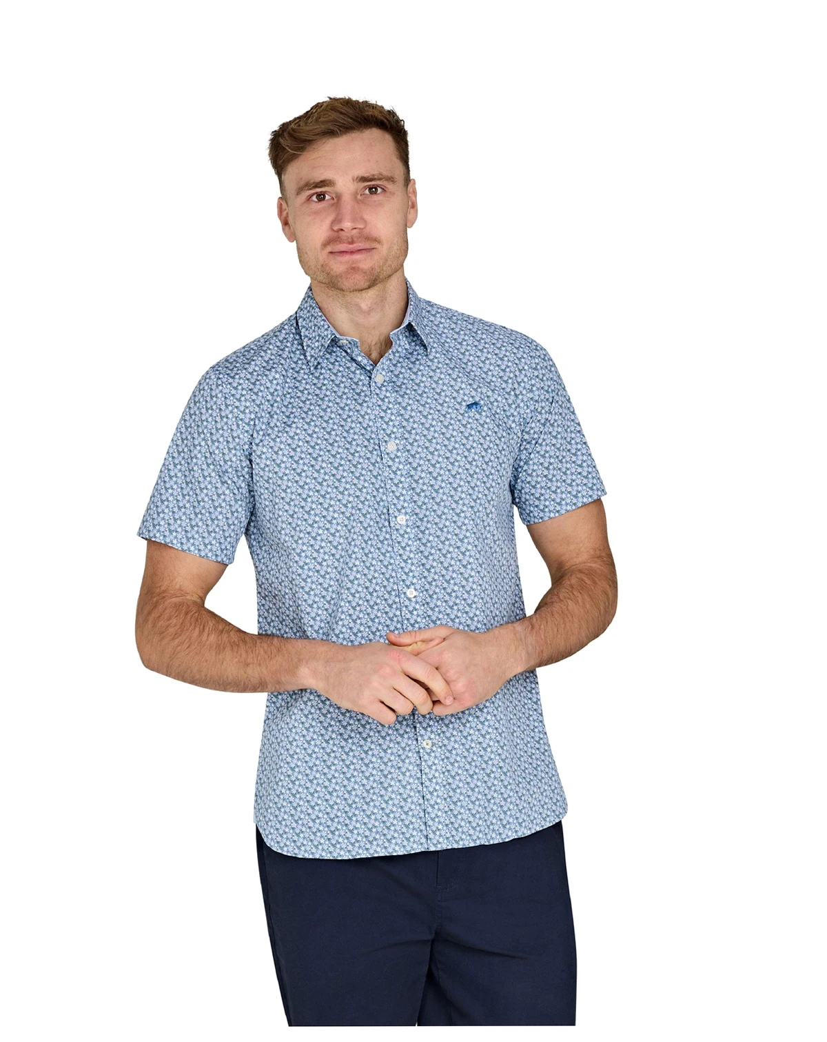 Men's Short Sleeve Cotton Poplin Shirt