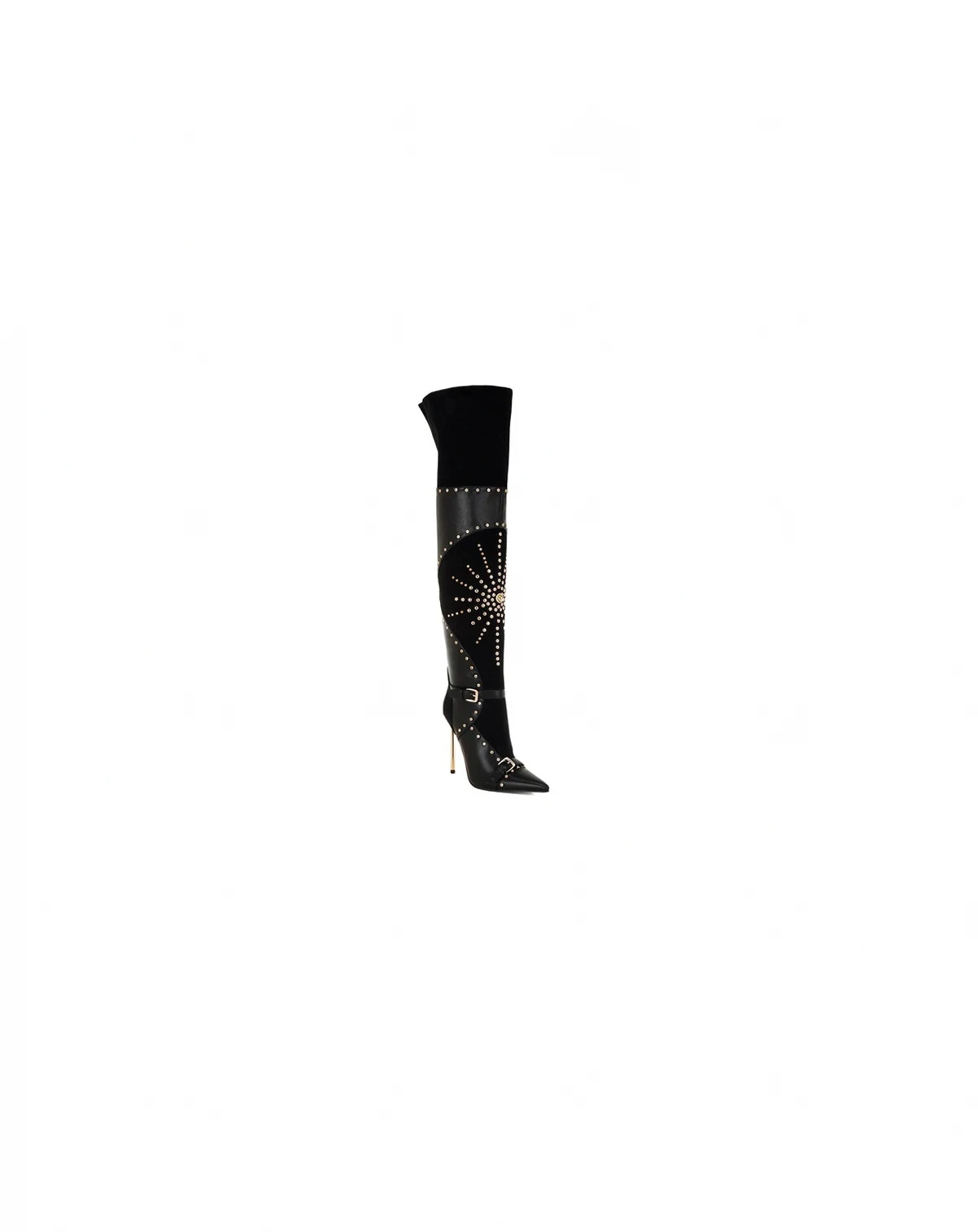 Women's  Medira Pointed Toe Embellished Stiletto Boots
