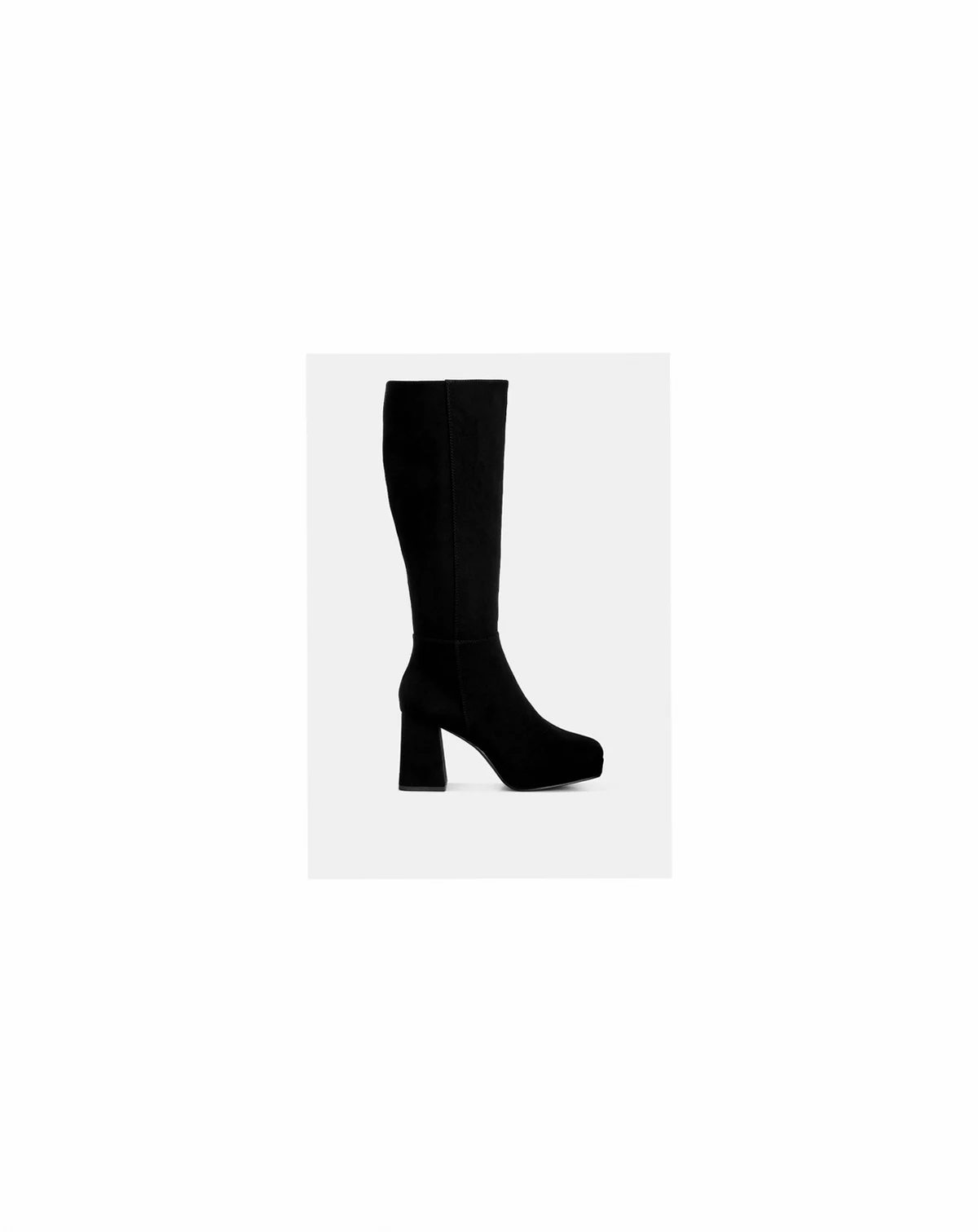 Womens ryo calf-length micro suede boots