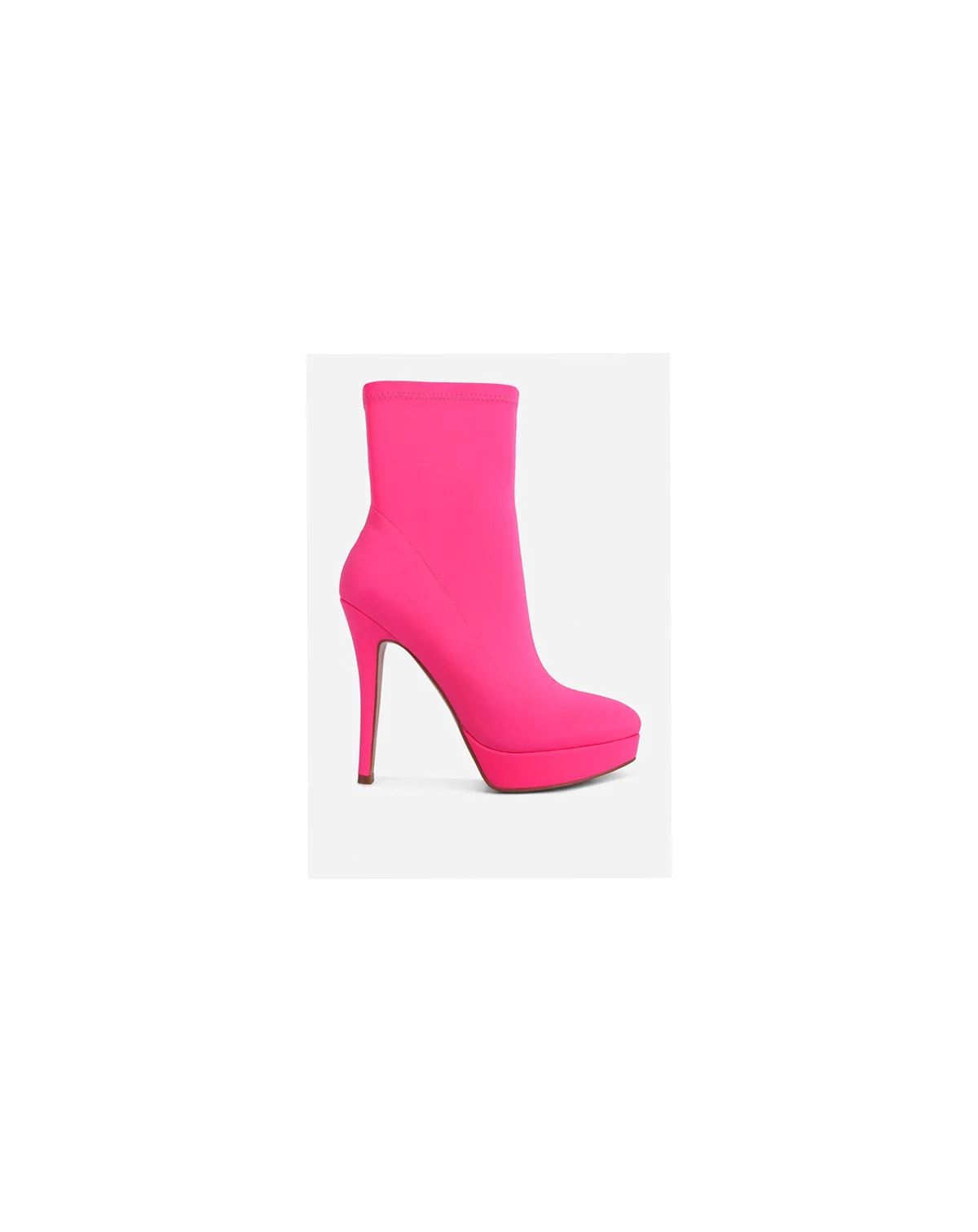 Womens Patotie Lycra High Heel Ankle Boots