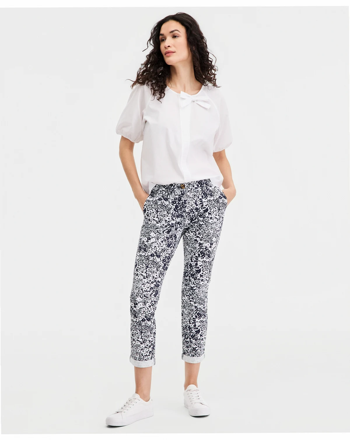 Jeans Women's Shadow Floral Montauk Ankle Pants