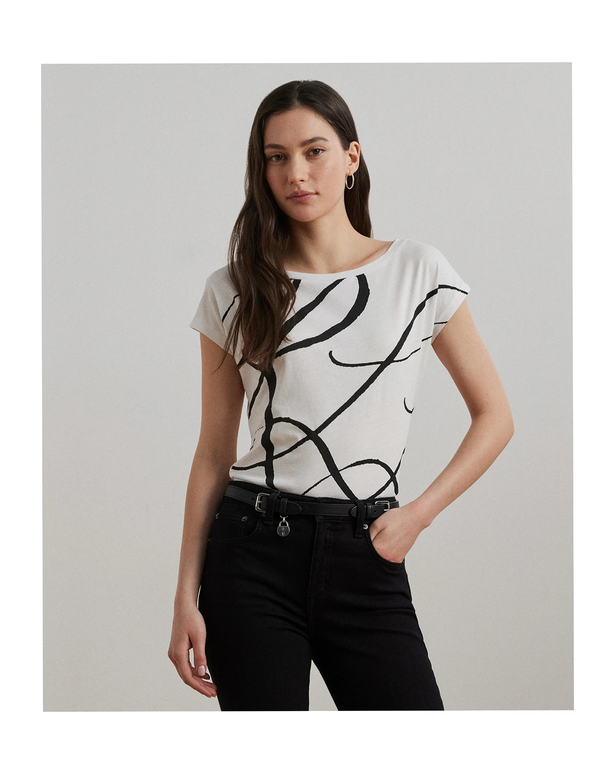 Logo-Print Short-Sleeve Top